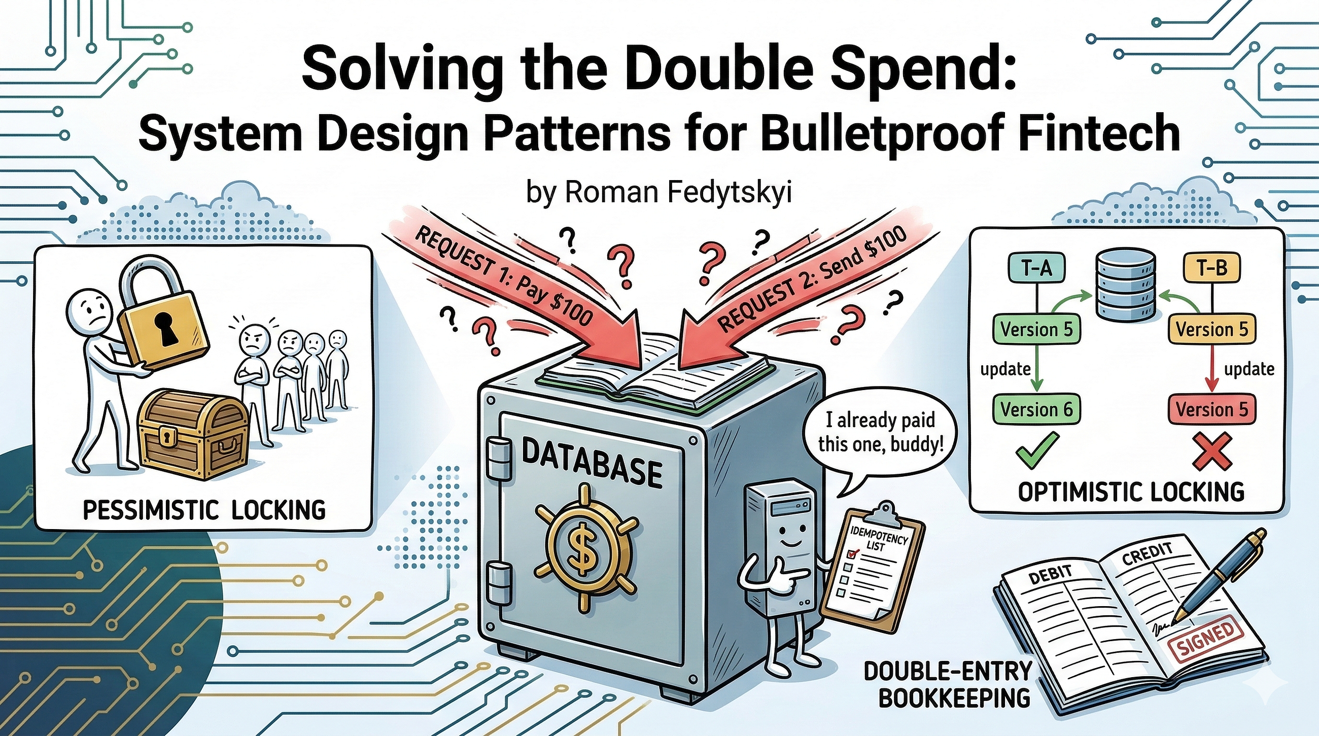 Solving the Double Spend: System Design Patterns for Bulletproof Fintech