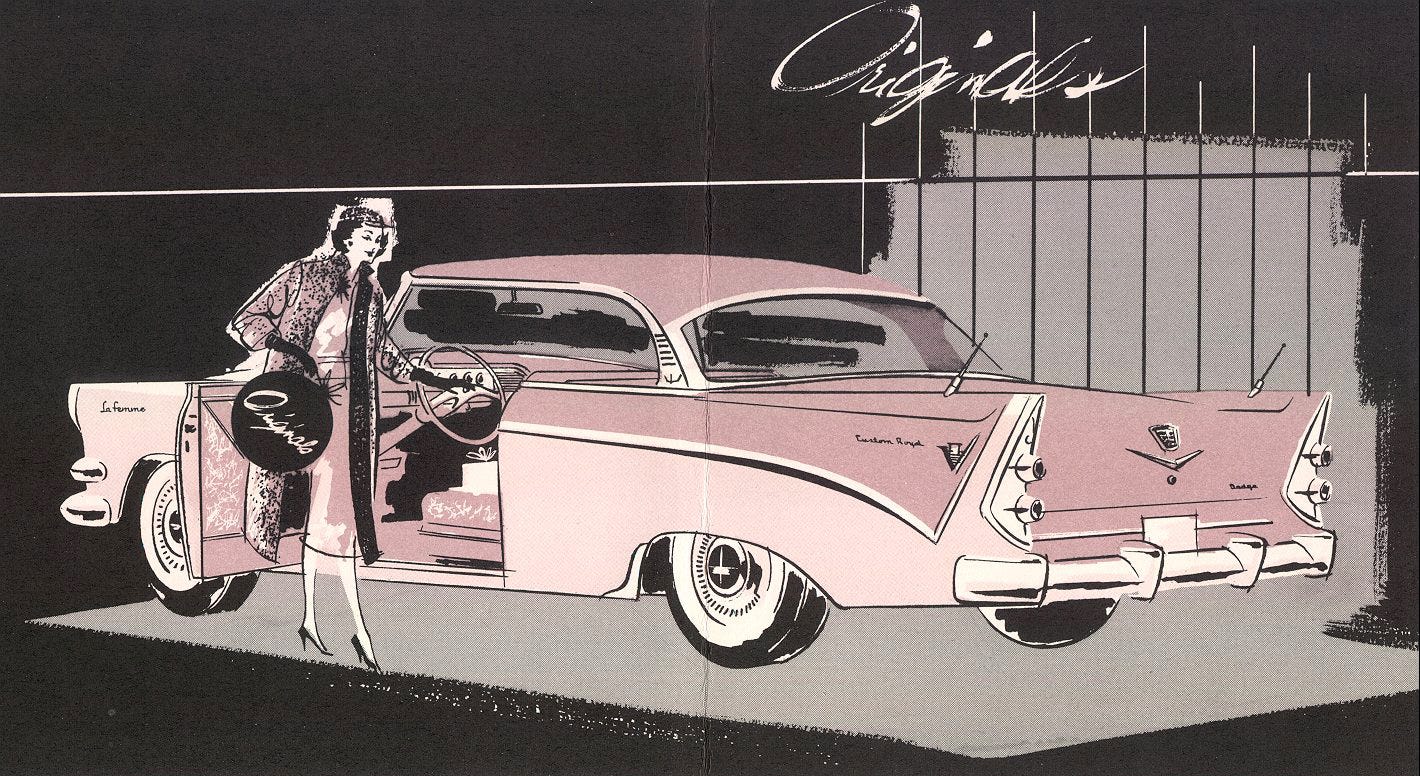 Meet the Dodge La Femme, the bonkers car marketed only to women