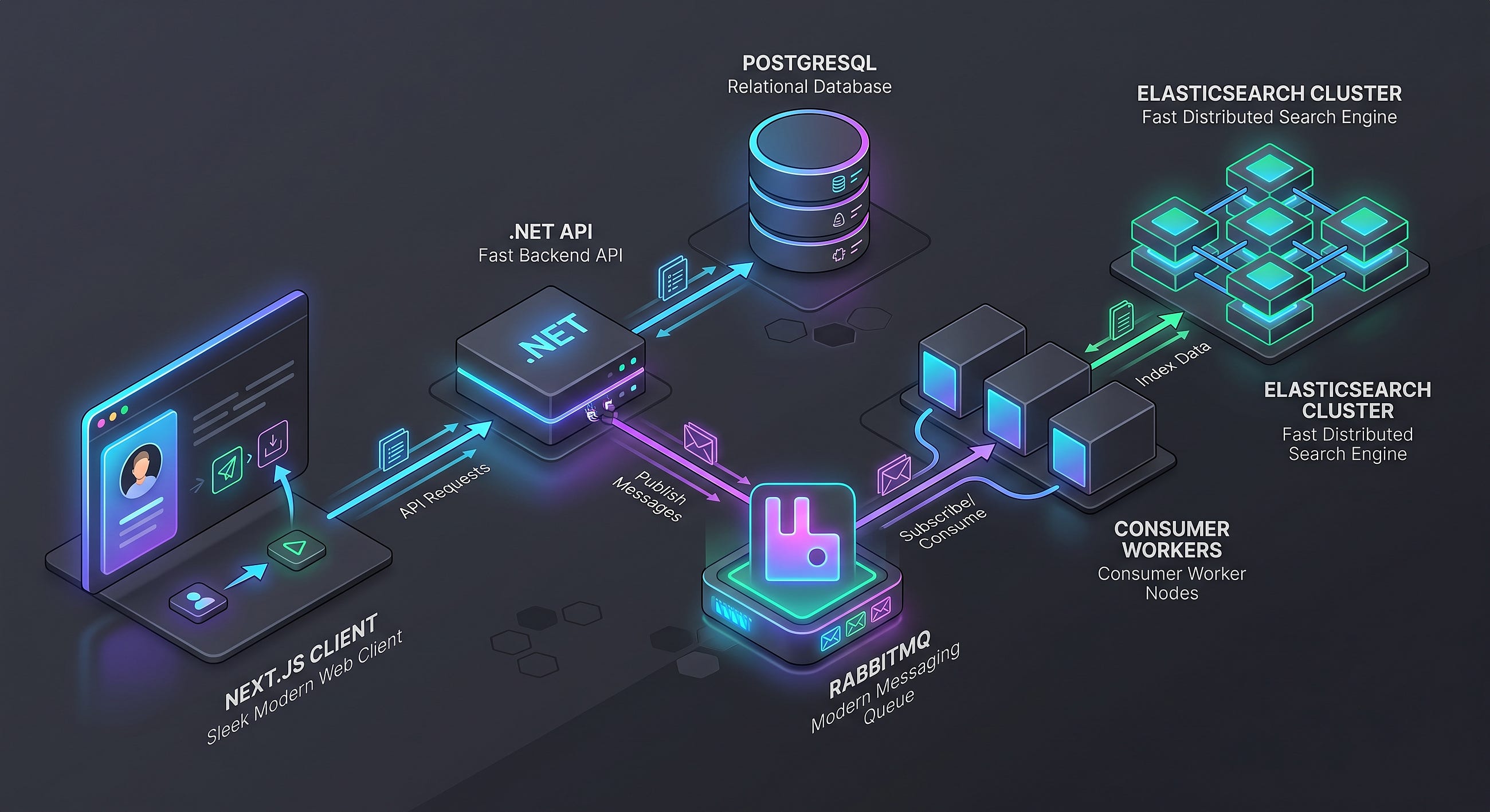 Scaling to 100k+ Products: A Resilient .NET 10, K8s, and Next.js 15 Event-Driven Architecture