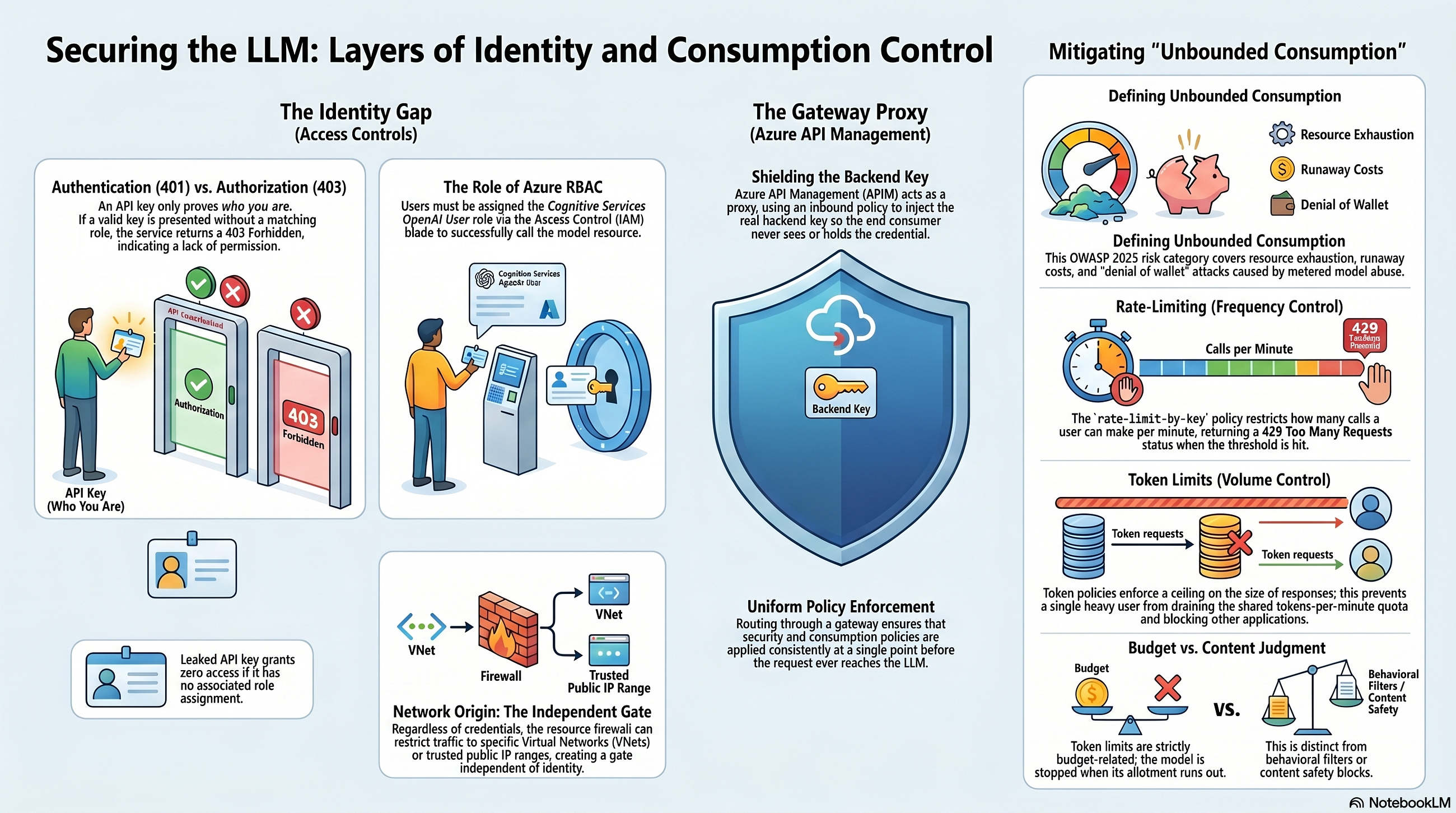 Securing a Managed Large Language Model: Layered Controls in an Azure OpenAI Deployment