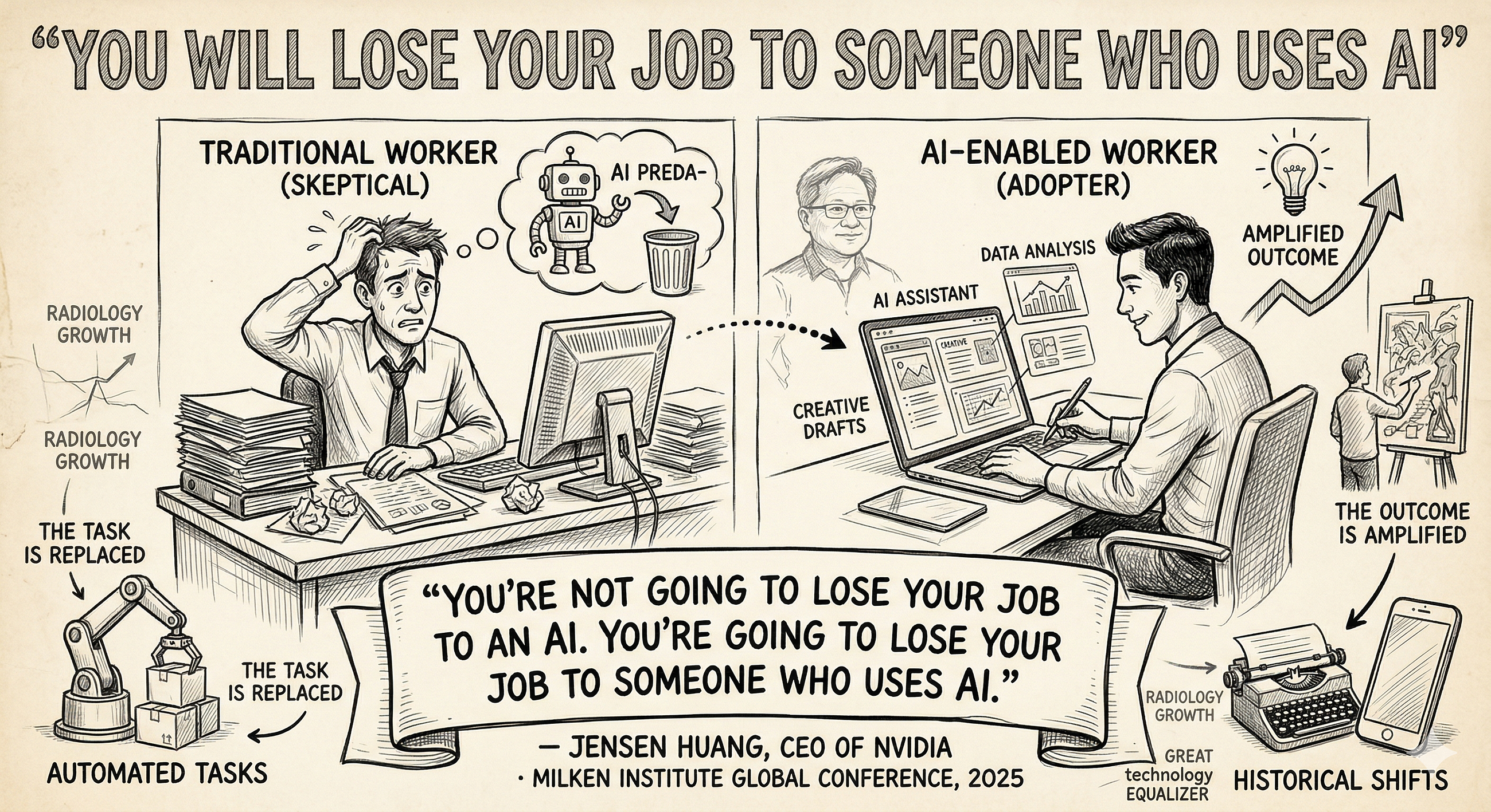 “You Will Lose Your Job to Someone Who Uses AI”