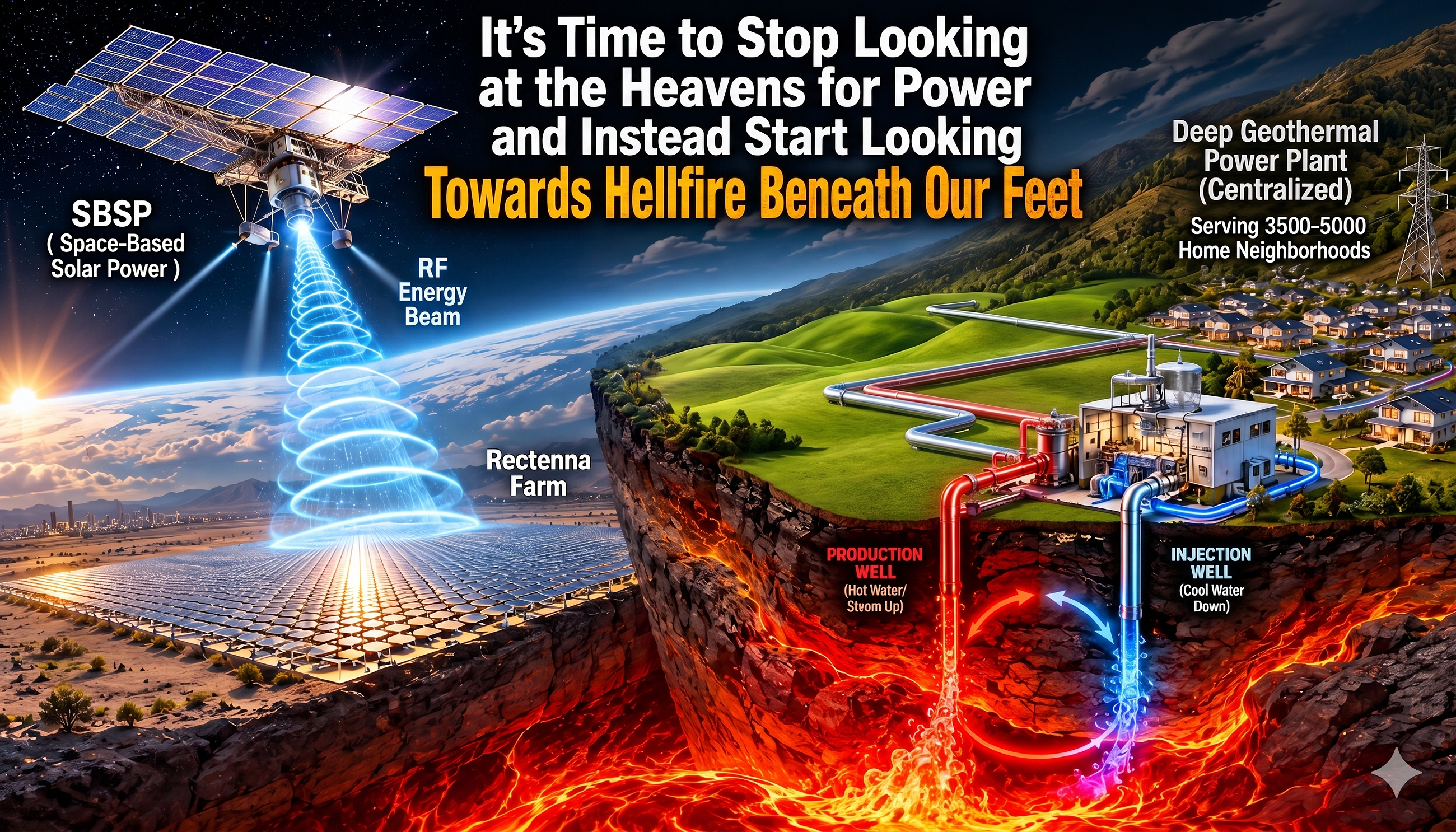Should We Look at the Heavens for Power or Turn Towards Hellfire-