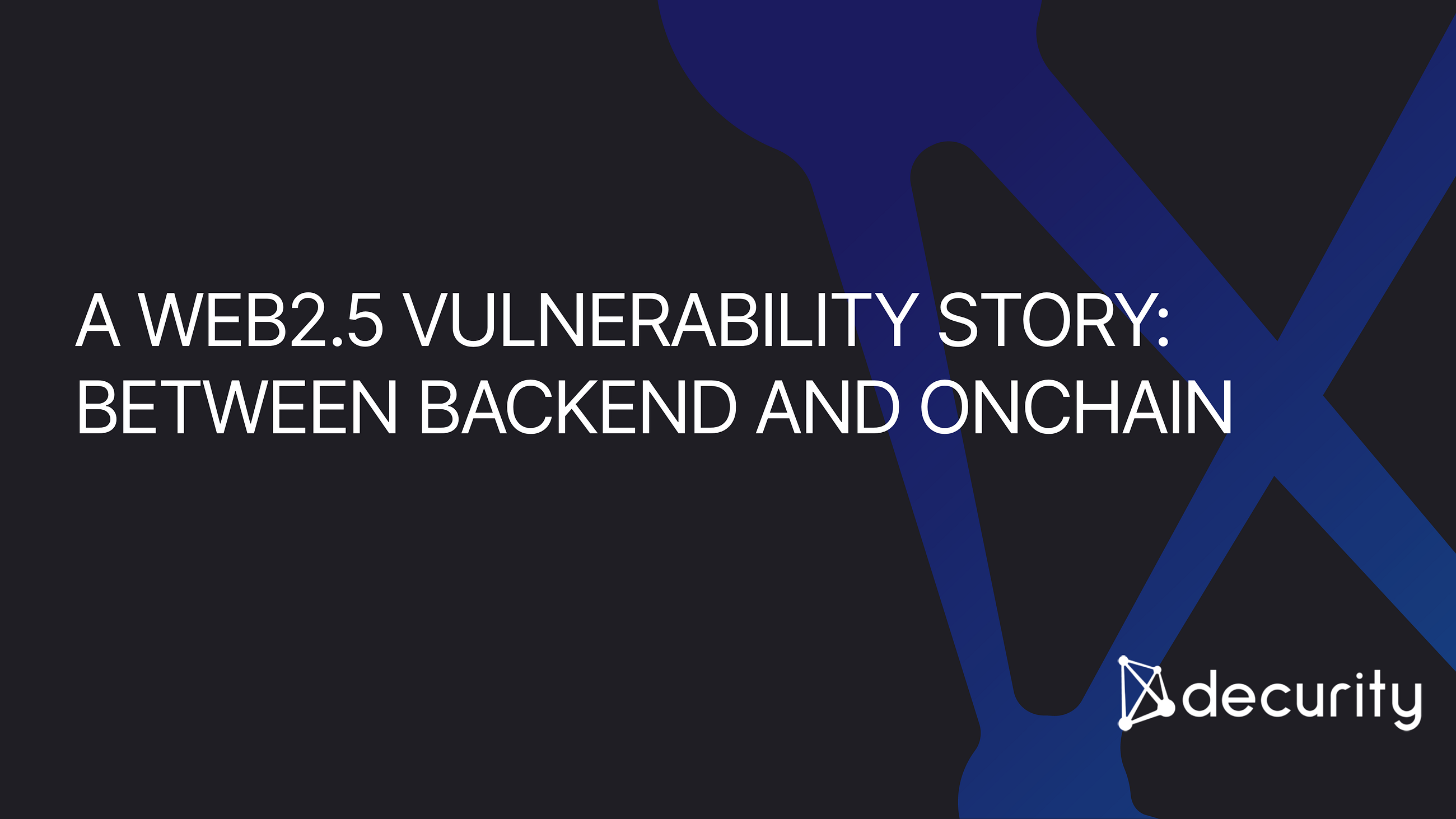 A Web2.5 Vulnerability Story