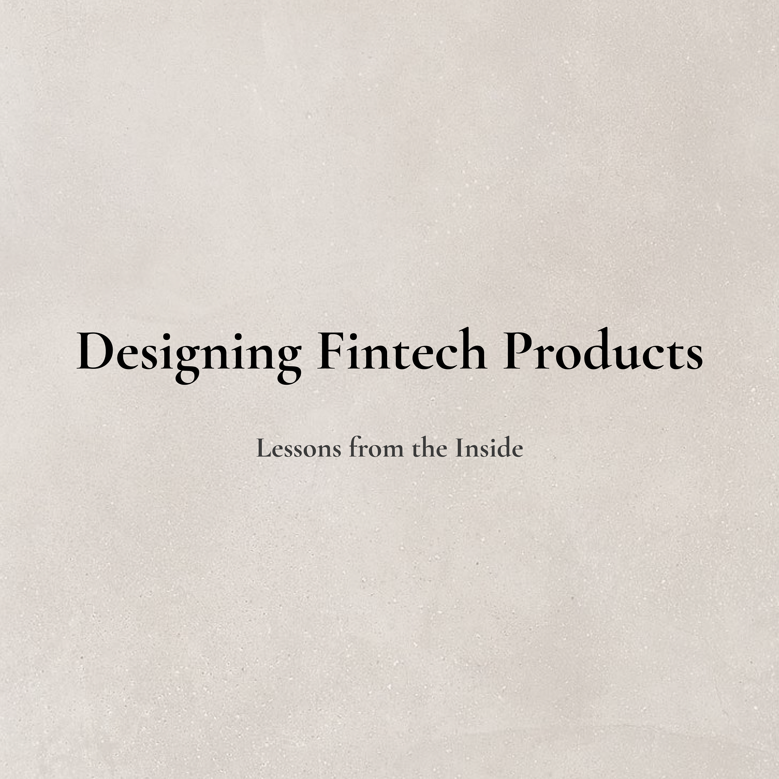 Why I Stopped Writing And What Fintech Taught Me About Product Thinking