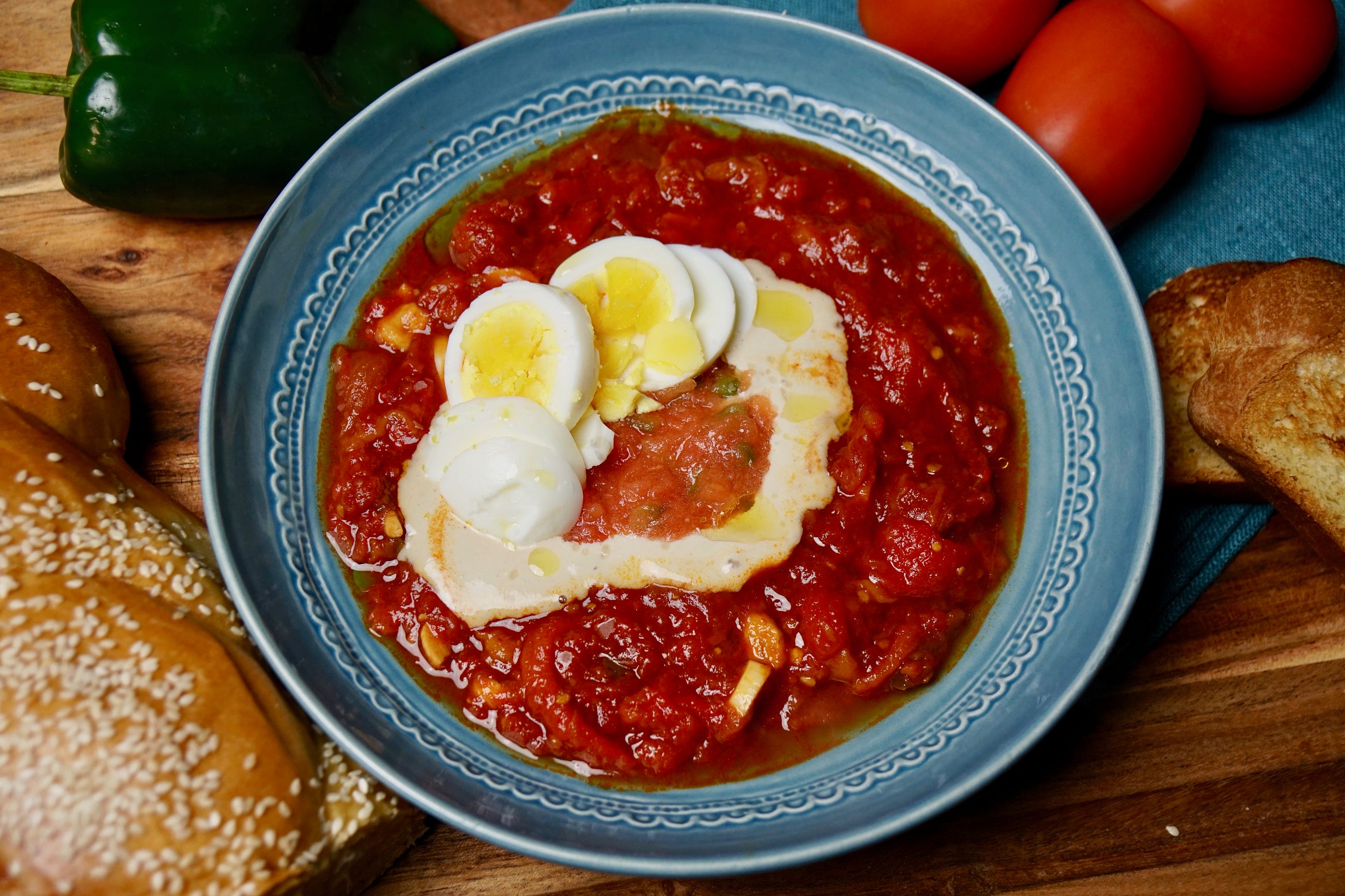 Matbukha Moroccan Tomato Salad Recipe KitchenZen Medium