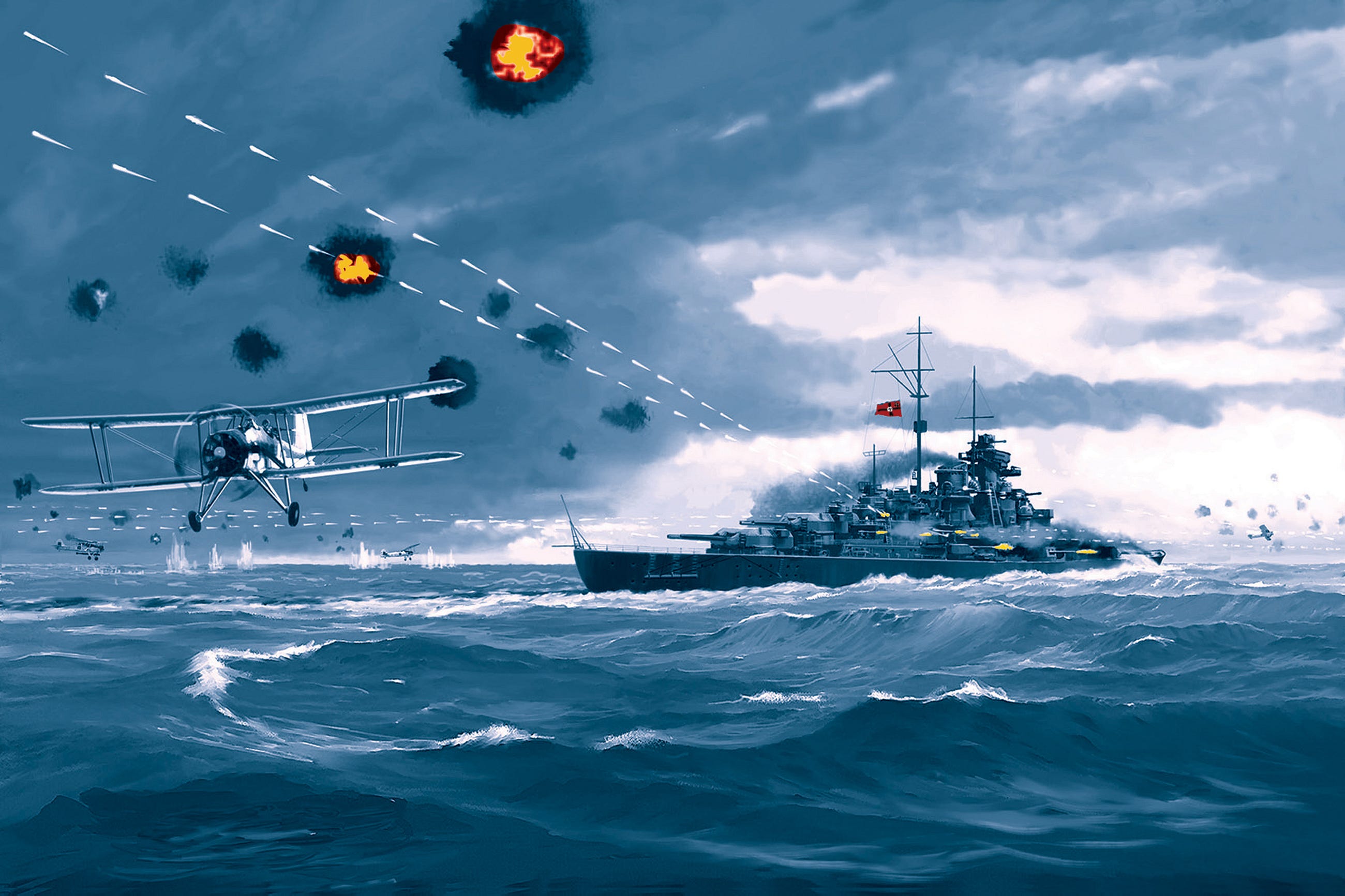 In 1941, Royal Navy Biplanes Crippled The World’s Most Powerful Warship