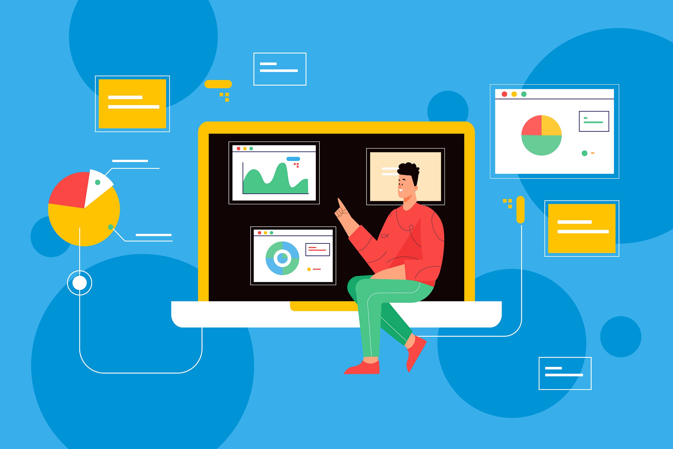 What is data visualization in Python?