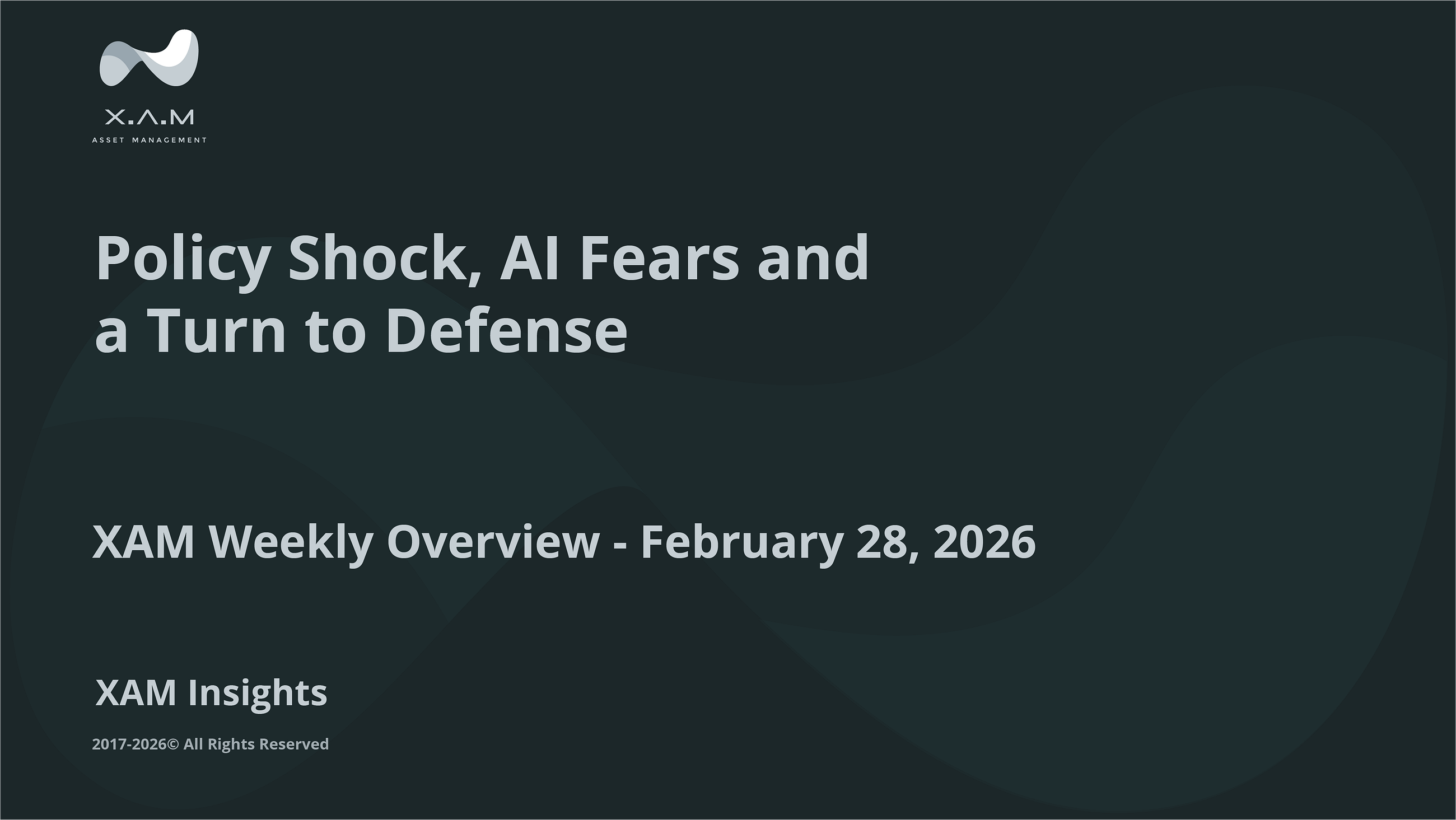 Policy Shock, AI Fears and a Turn to Defense