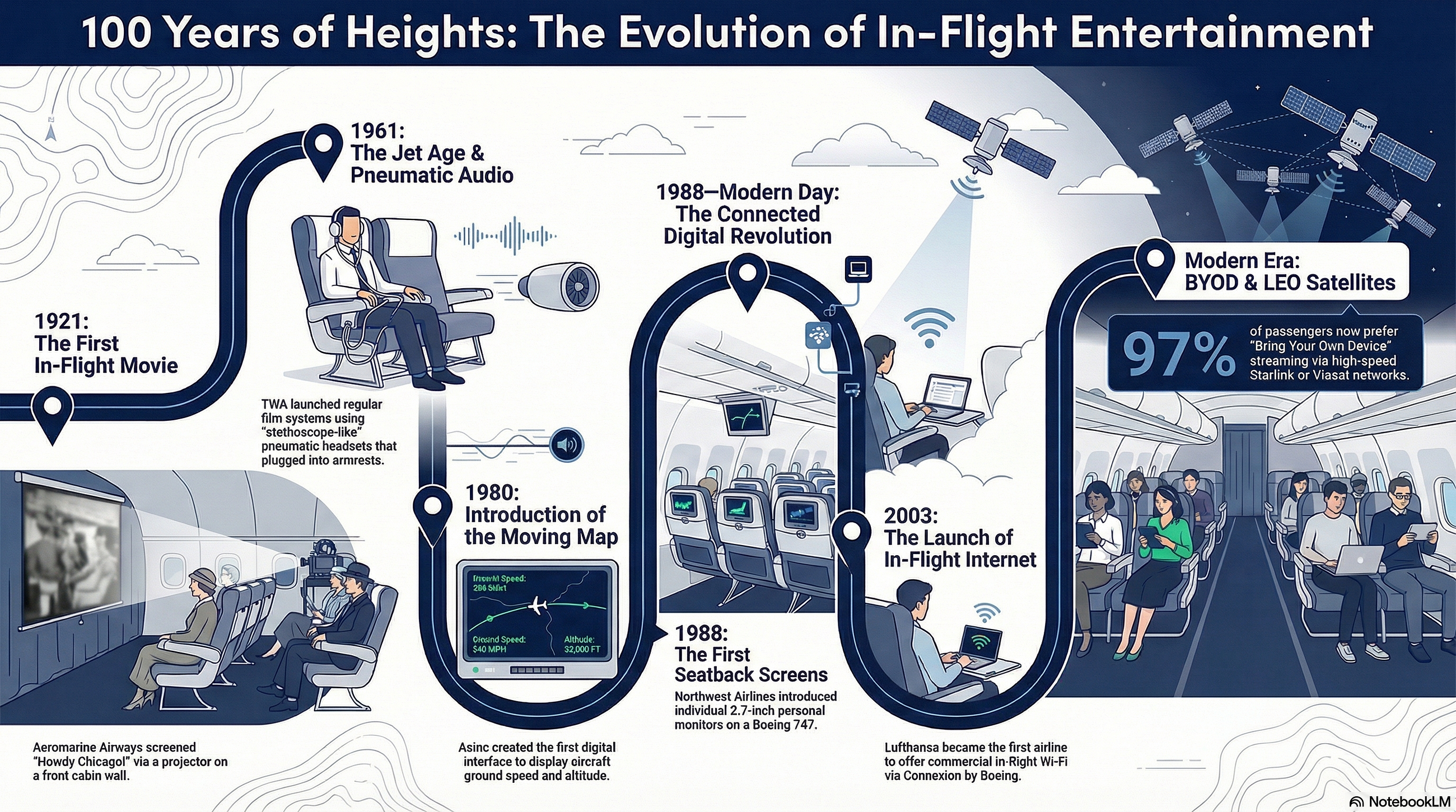 The First Movie at 30000 Feet Was Shown in 1921 The First Movie at 30000 Feet Was Shown in 1921