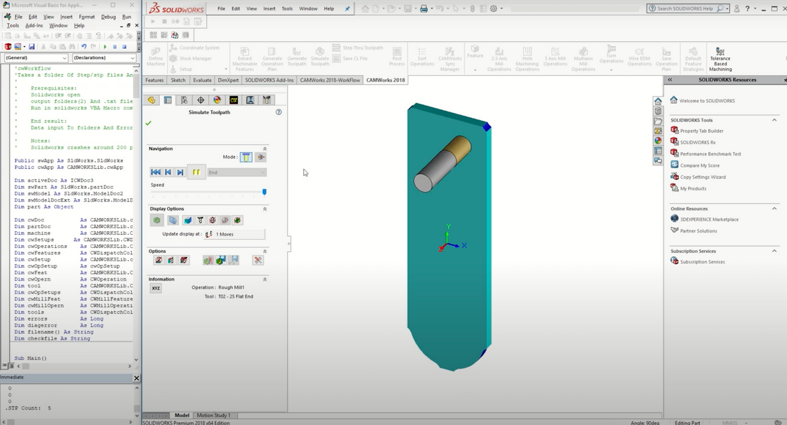 Training a geometry-based regression to predict CNC runtimes