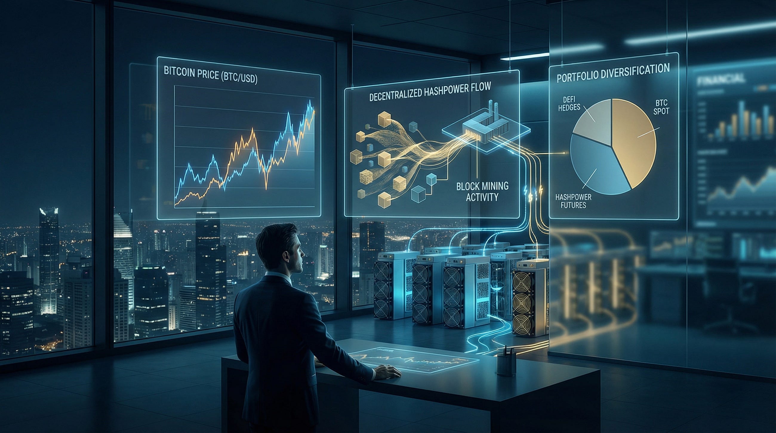 Diversifying Crypto Portfolios with Hashpower Futures: How to Reduce Risk While Staying Long on BTC