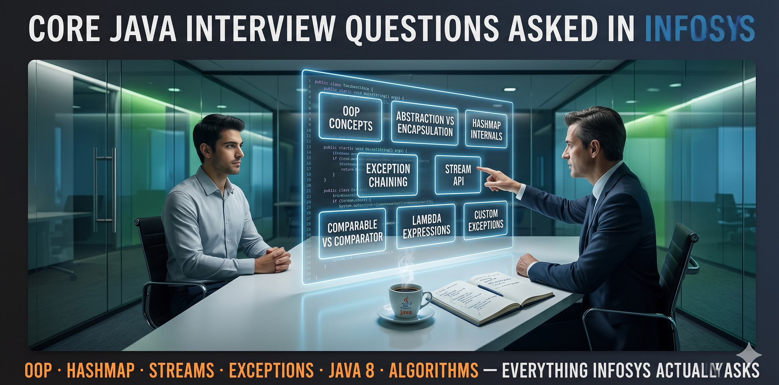 Core Java Interview Questions Asked in Infosys (2026 Complete Guide)