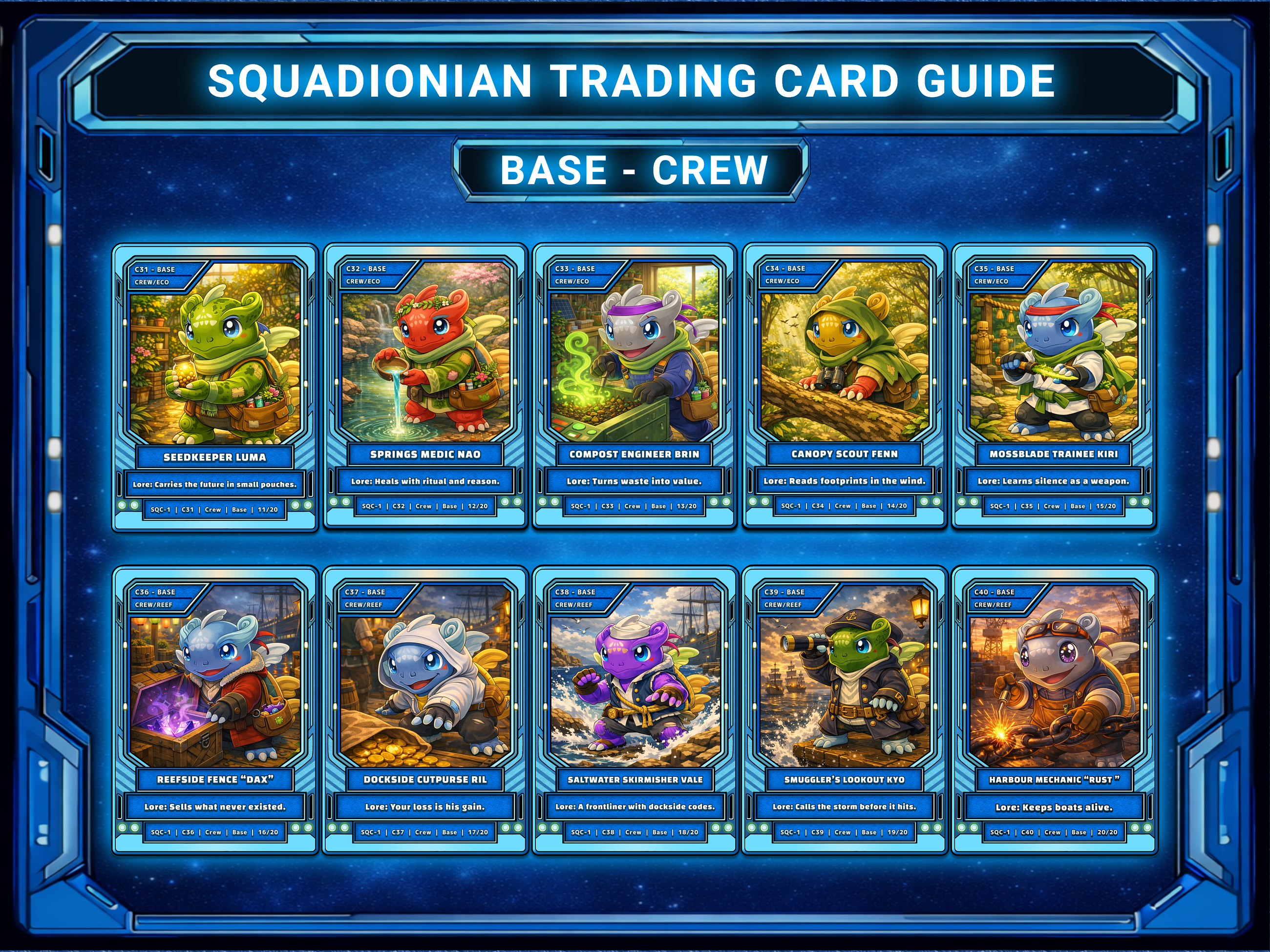 SQUADONIAN Trading Card Collectibles