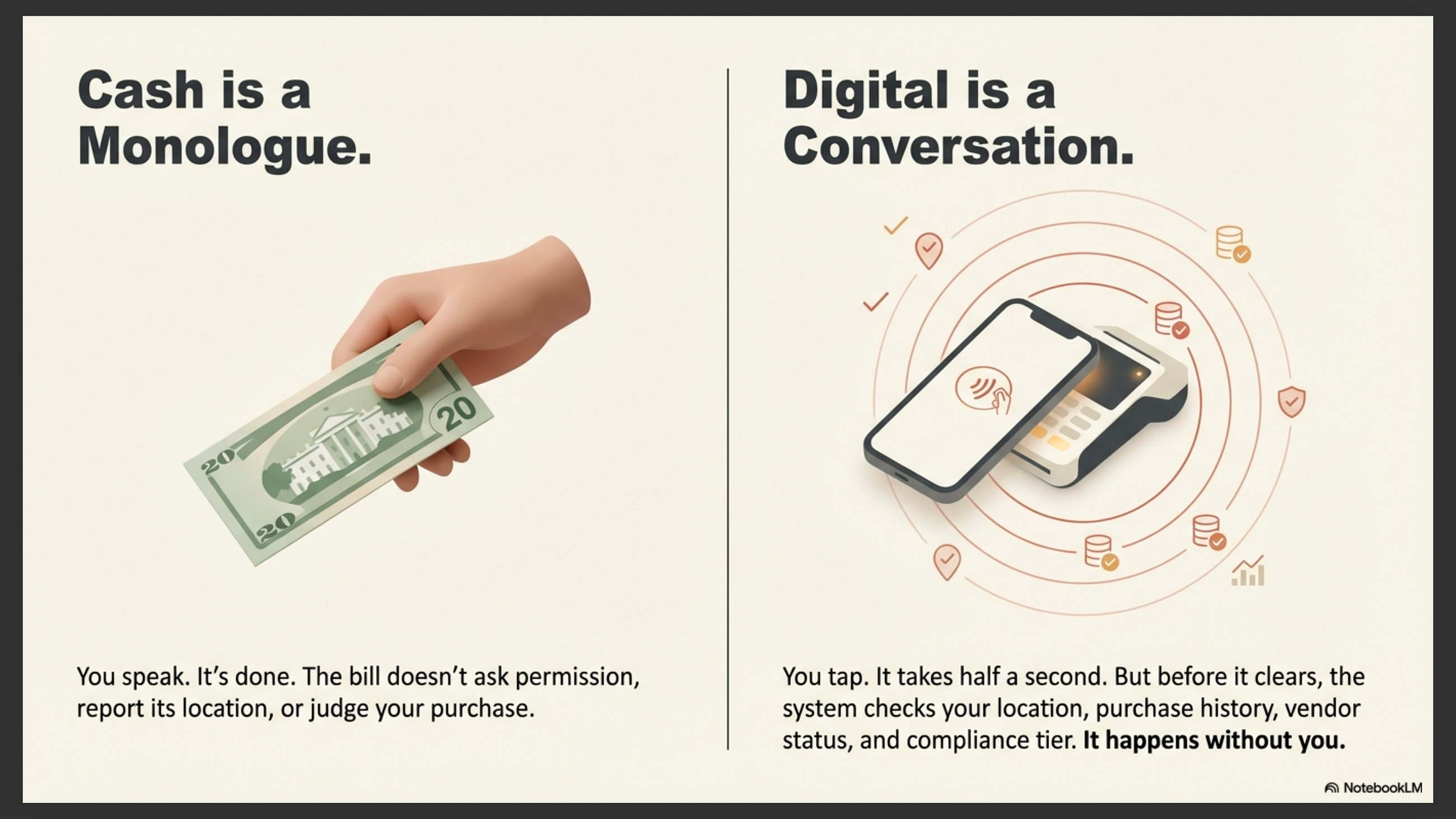 When Your Money Becomes a Conversation