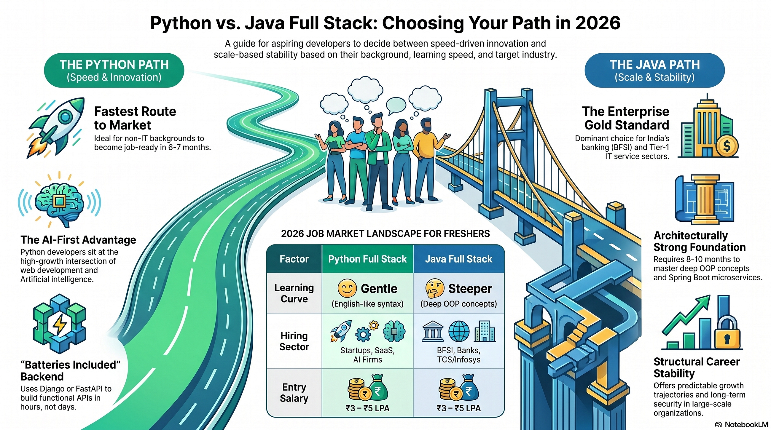 Python Full Stack vs Java Full Stack in 2026 — A Brutally Honest Career Decision Guide