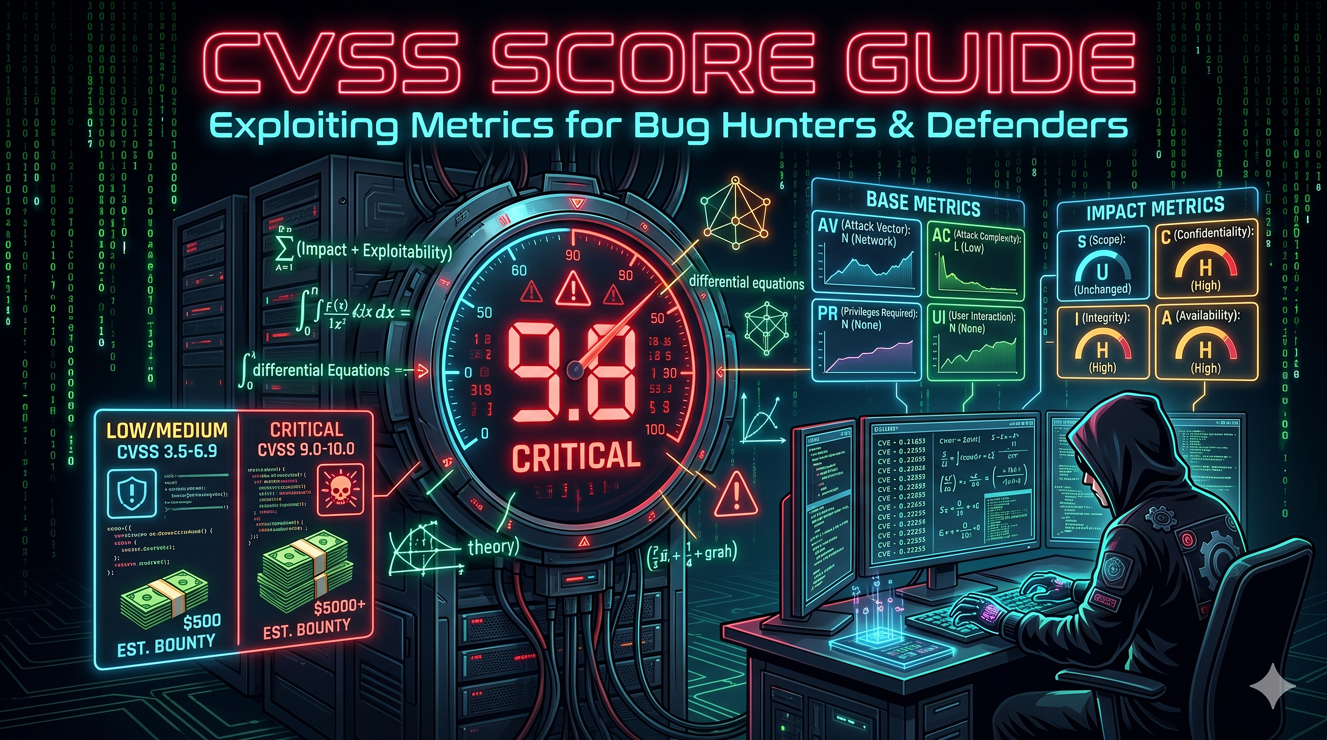 CVSS Score Severity Kaise Decide Karte Hain: $500 aur $5,000 Bounty Ka Mathematical Formula!