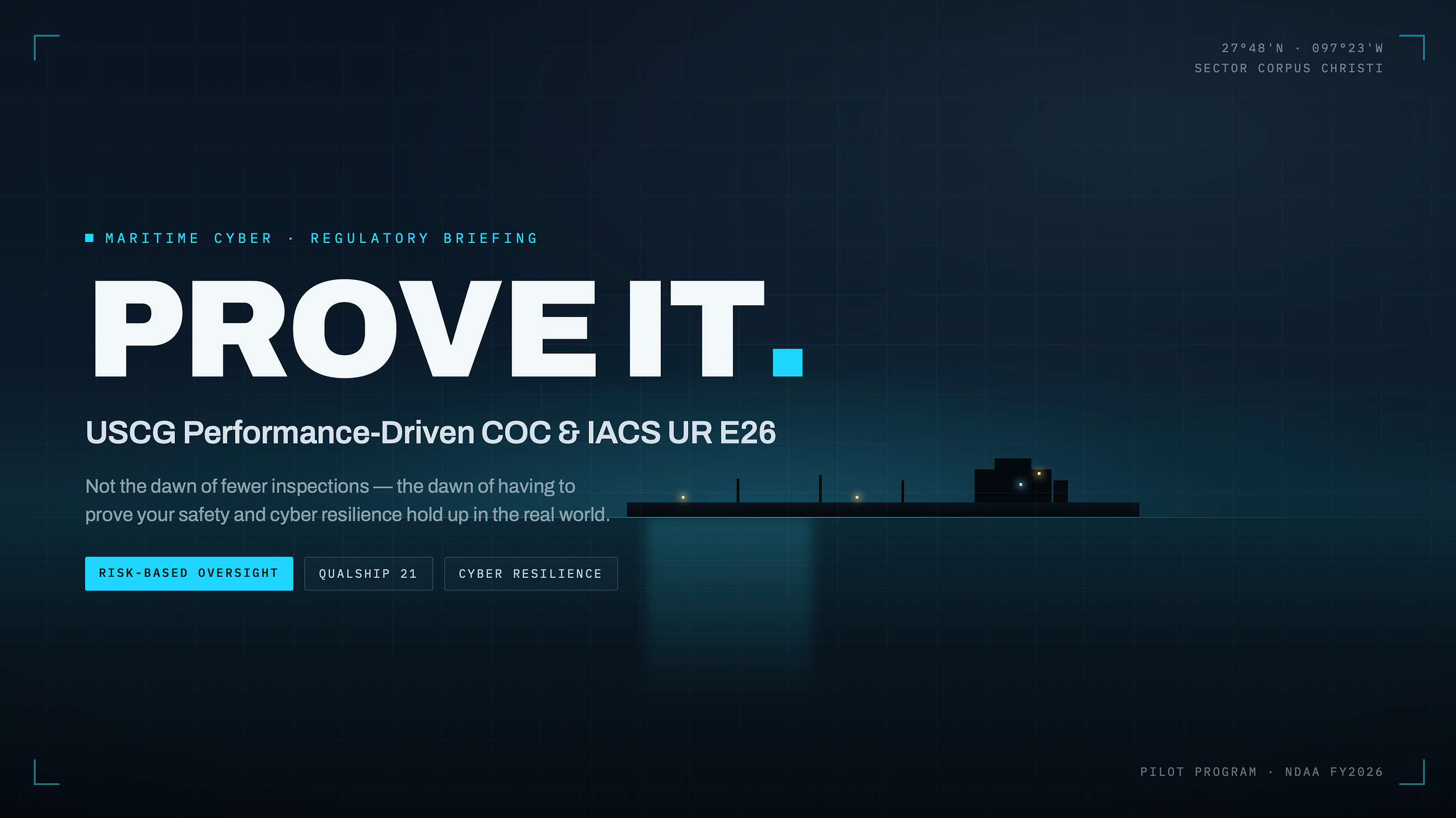 What the USCG’s Performance-Driven COC Regime and IACS UR E26 Are Telling Us