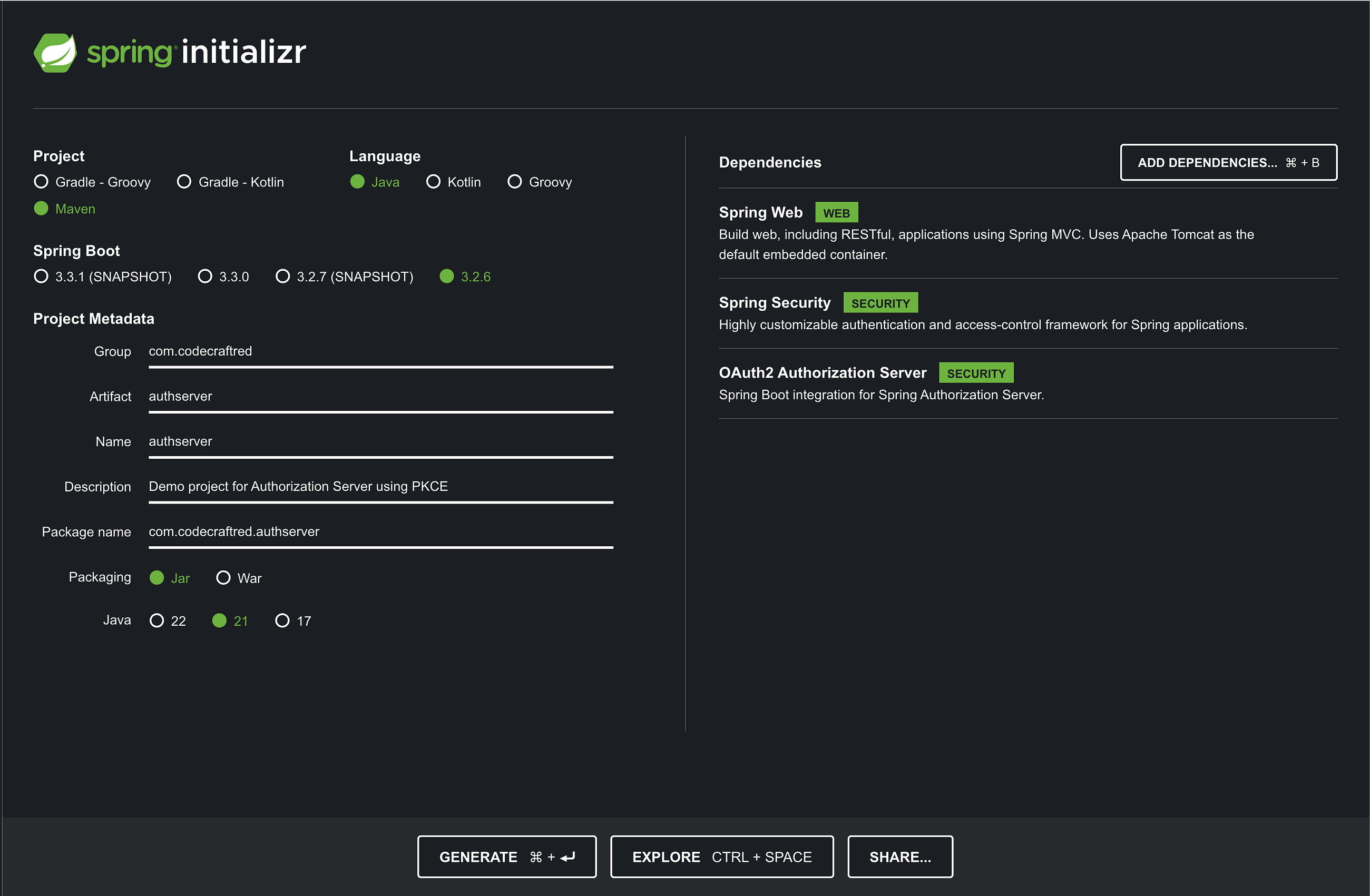Secure Authentication for Public Clients: Implementing PKCE Flow with Spring Boot Authorization…