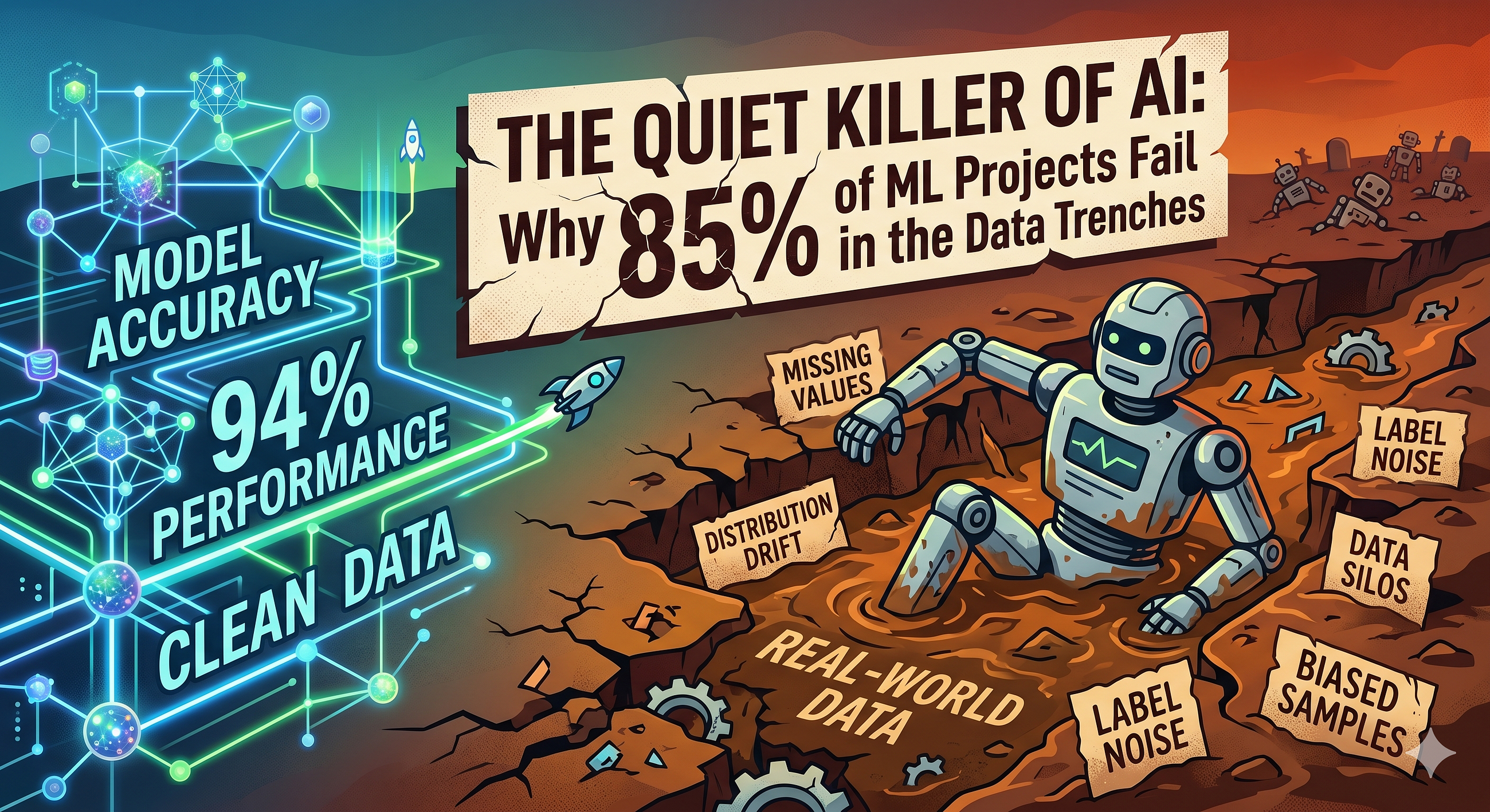 The Quiet Killer of AI: Why 85% of ML Projects Die in the Data Trenches