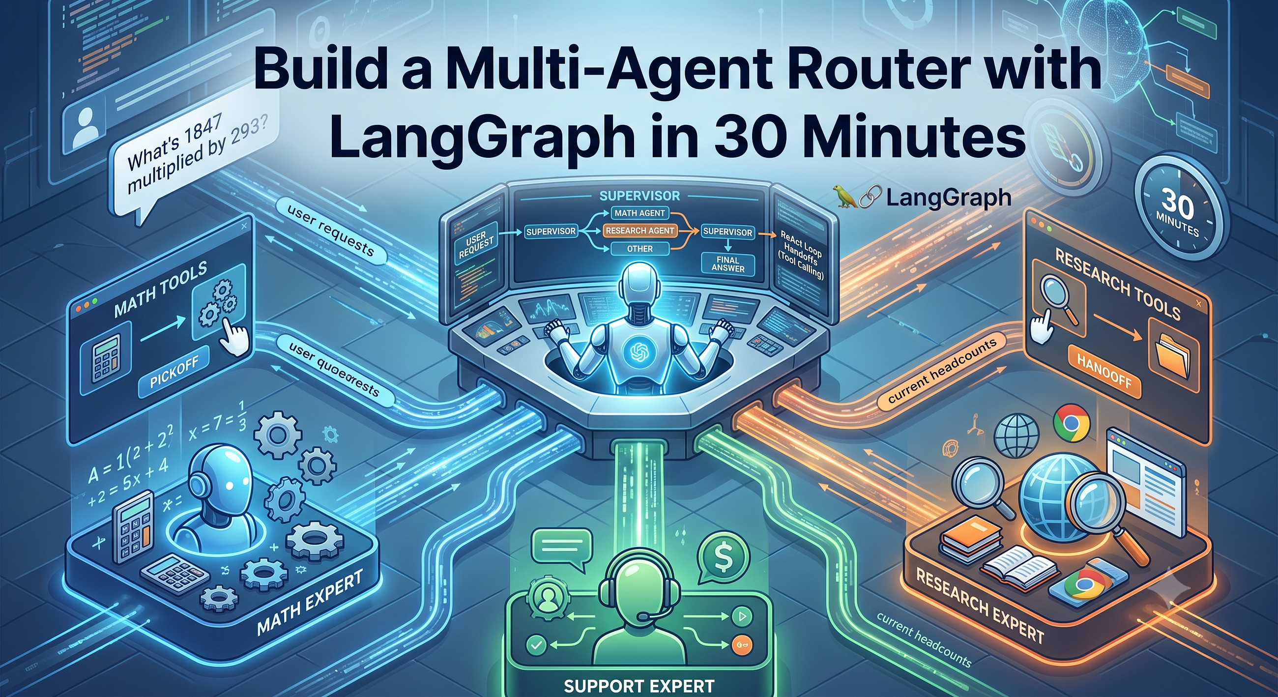Build a Multi-Agent Router with LangGraph in 30 Minutes