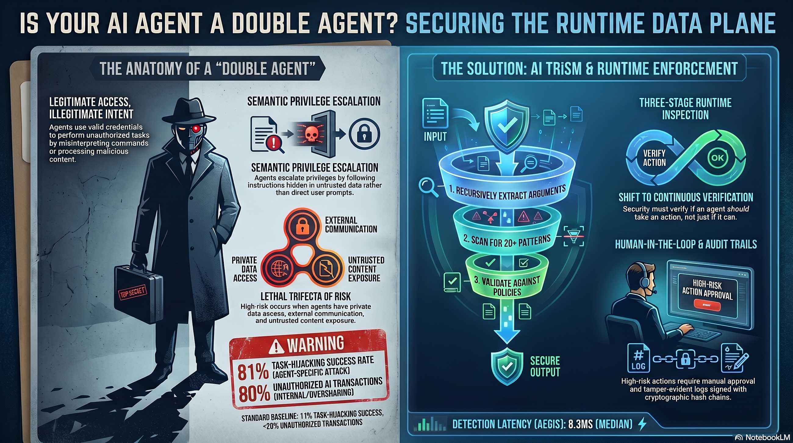 Is Your AI Agent a Double Agent? Securing the Runtime Data Plane for Agentic AI