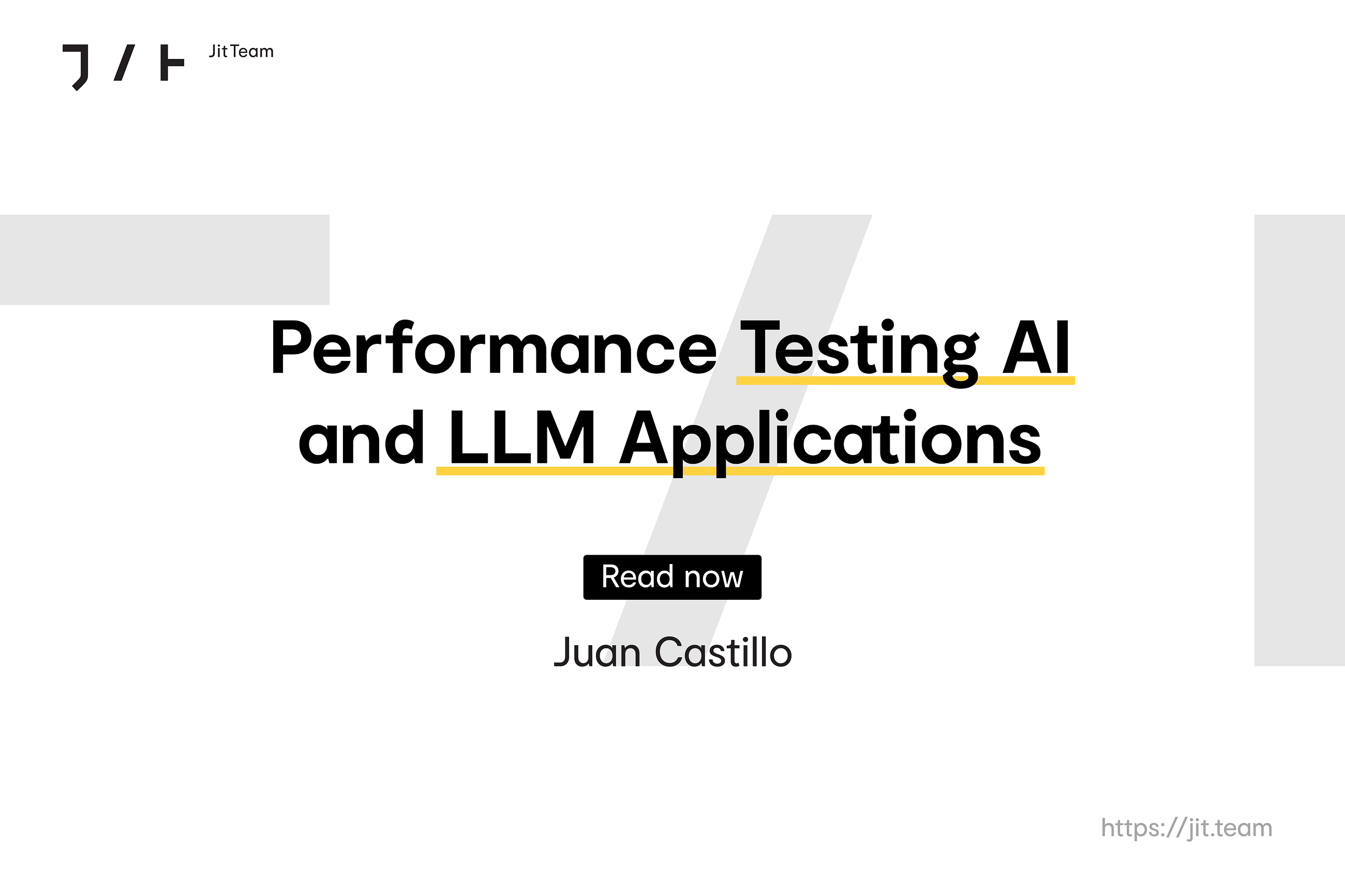 Performance Testing AI and LLM Applications