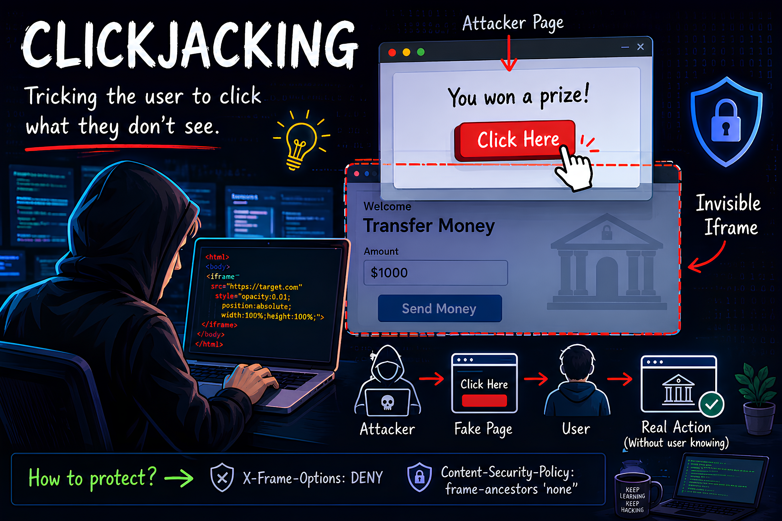 Clickjacking Vulnerability