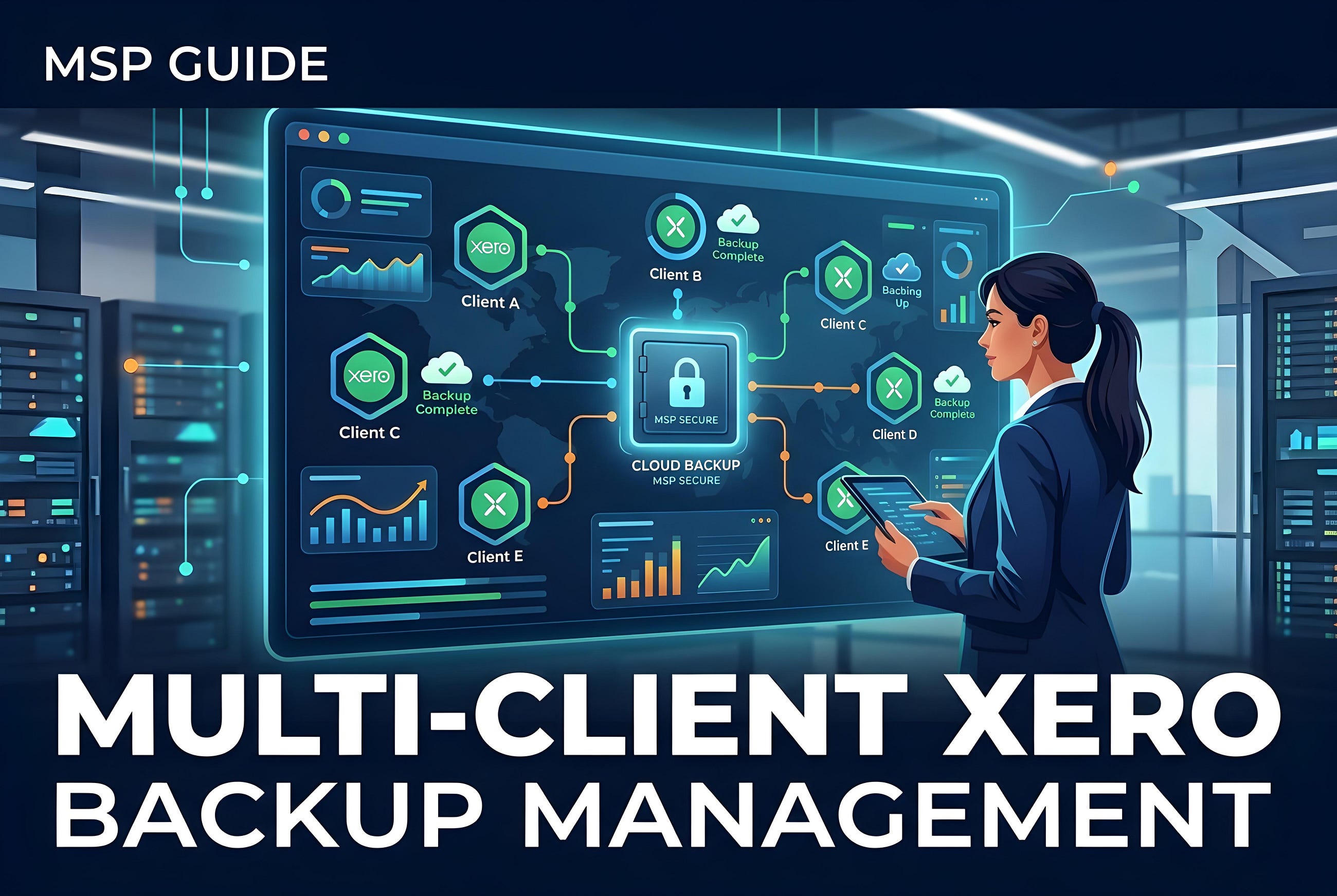 MSP Guide: Multi-Client Xero Backup Management | WOW Backup & Restore