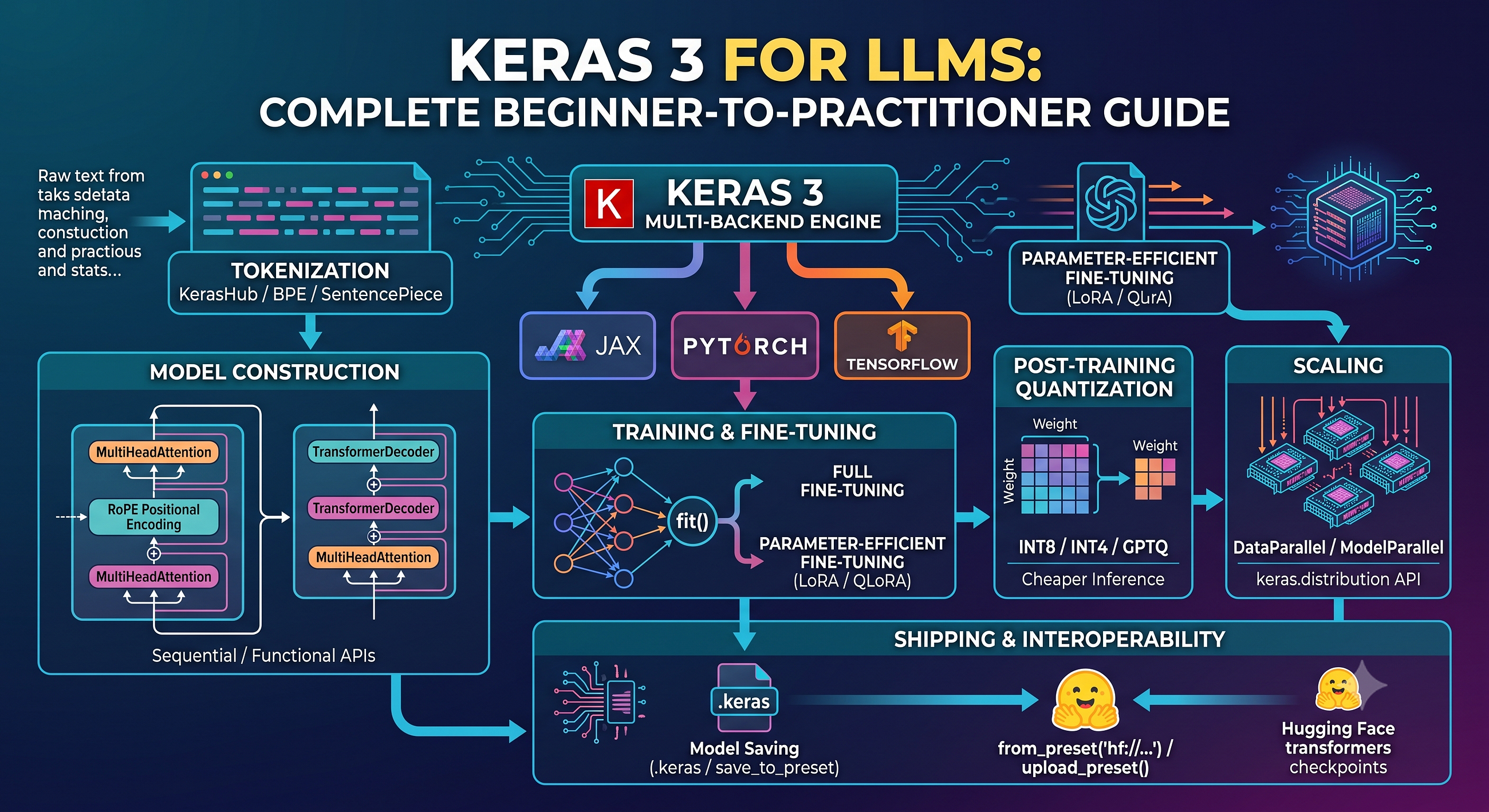 Keras 3 for LLMs: The Complete Beginner-to-Practitioner Guide