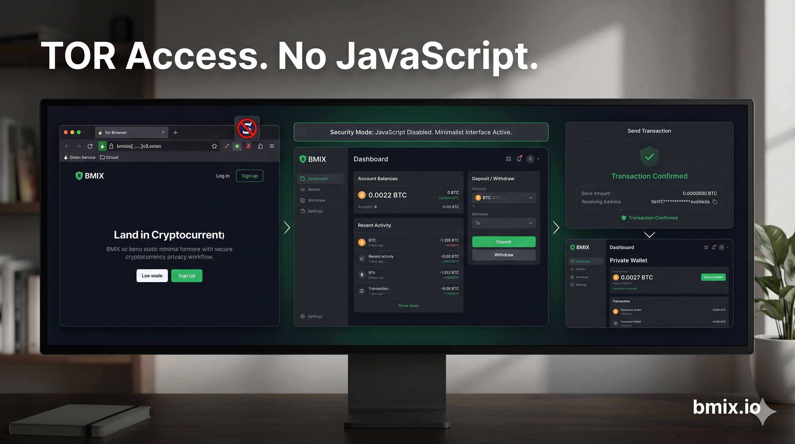 Bitcoin Mixer TOR Access: Why JavaScript-Free Infrastructure Matters for Privacy