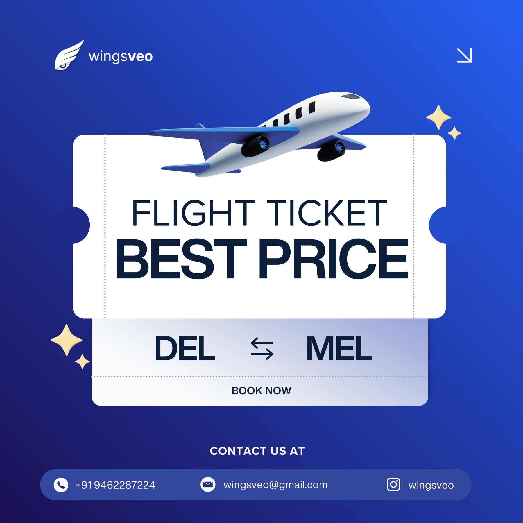 Flight ticket at best price