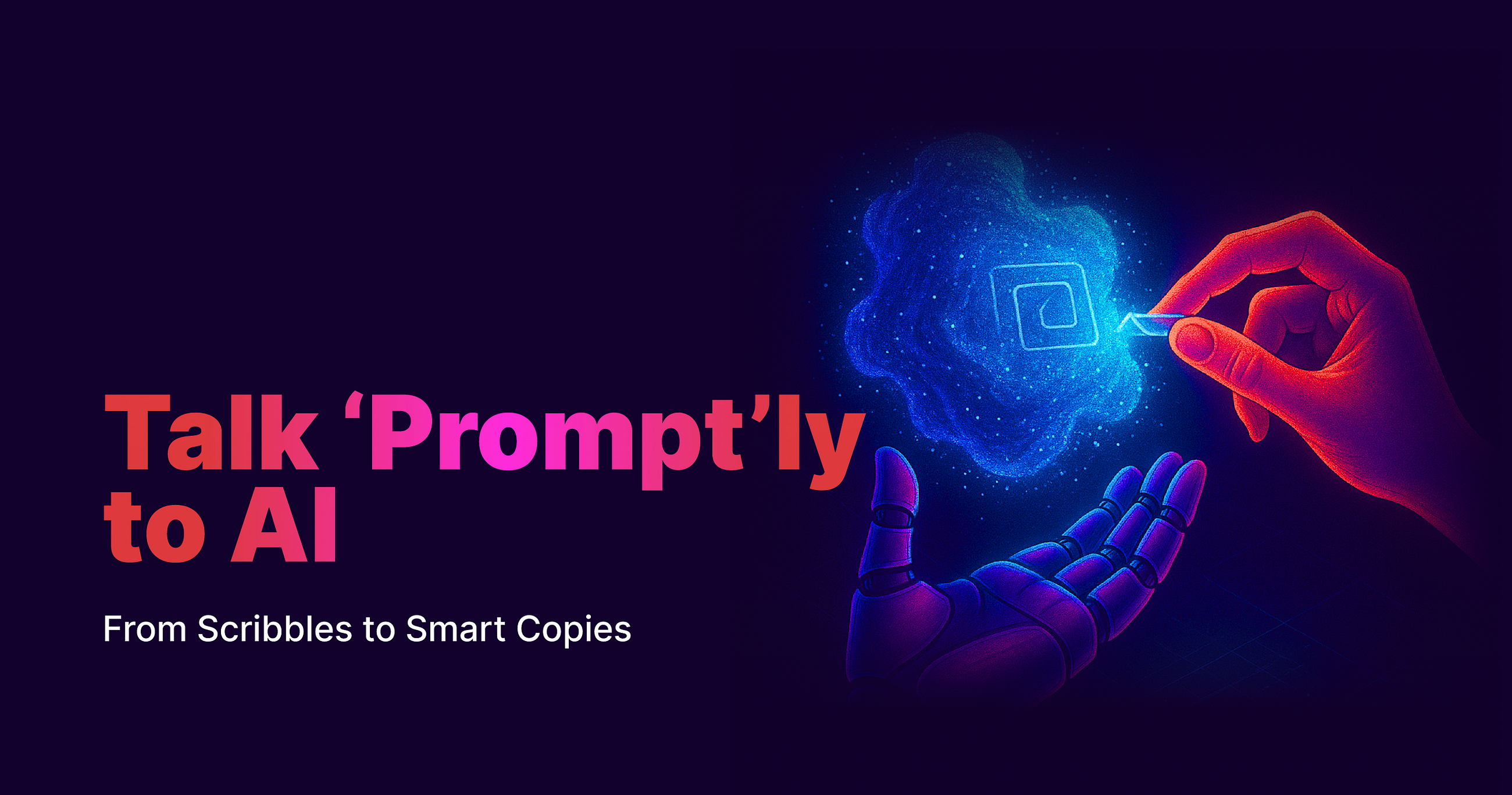 Talk ‘Prompt’ly to AI: From Scribbles to Smart Copies