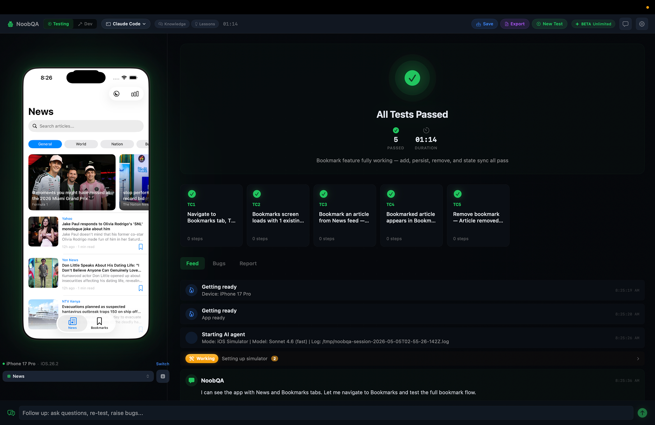 Mobile Testing AI That Lives Inside Your App — A Solo Founder’s Build