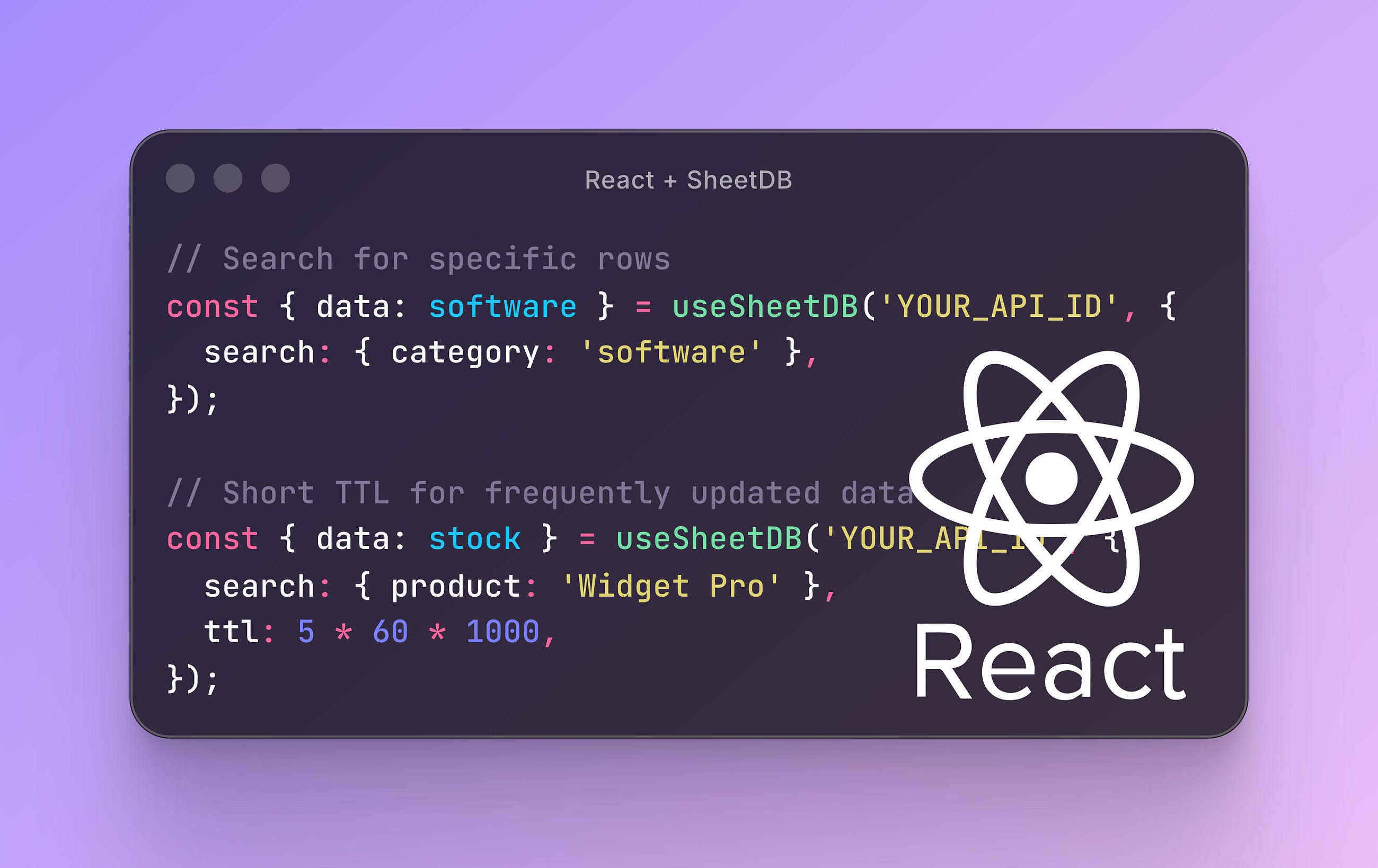 How to Use Google Sheets with React Using SheetDB