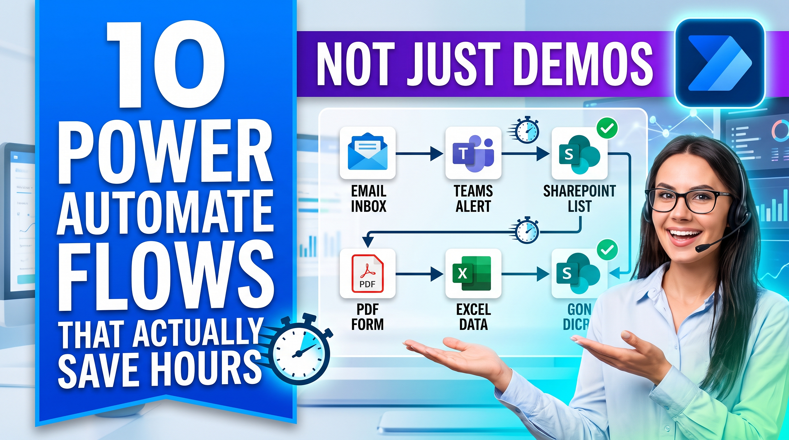10 Power Automate Flows That Actually Save Hours — Not Just Demos