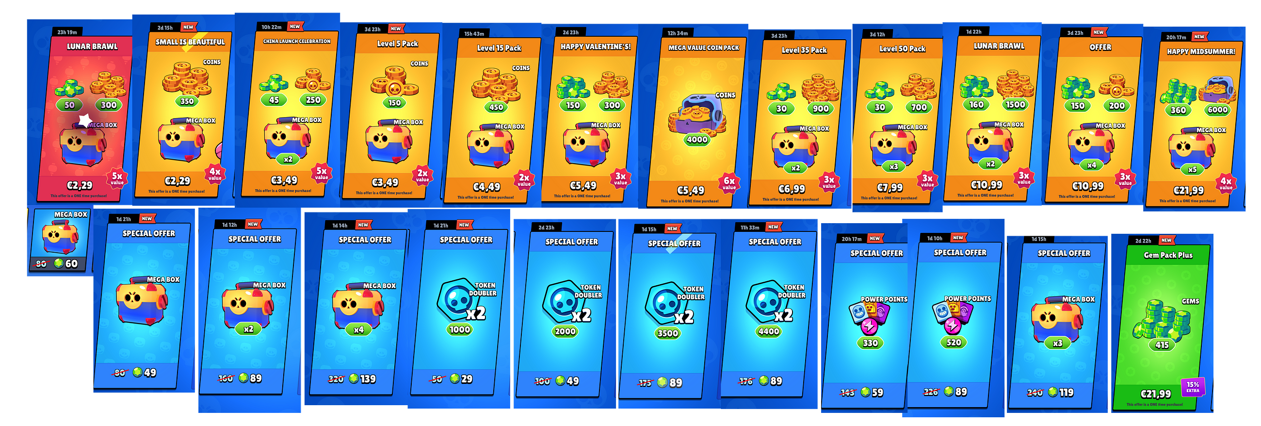 2ndpotion Level Up 3 - daily deals brawl stars