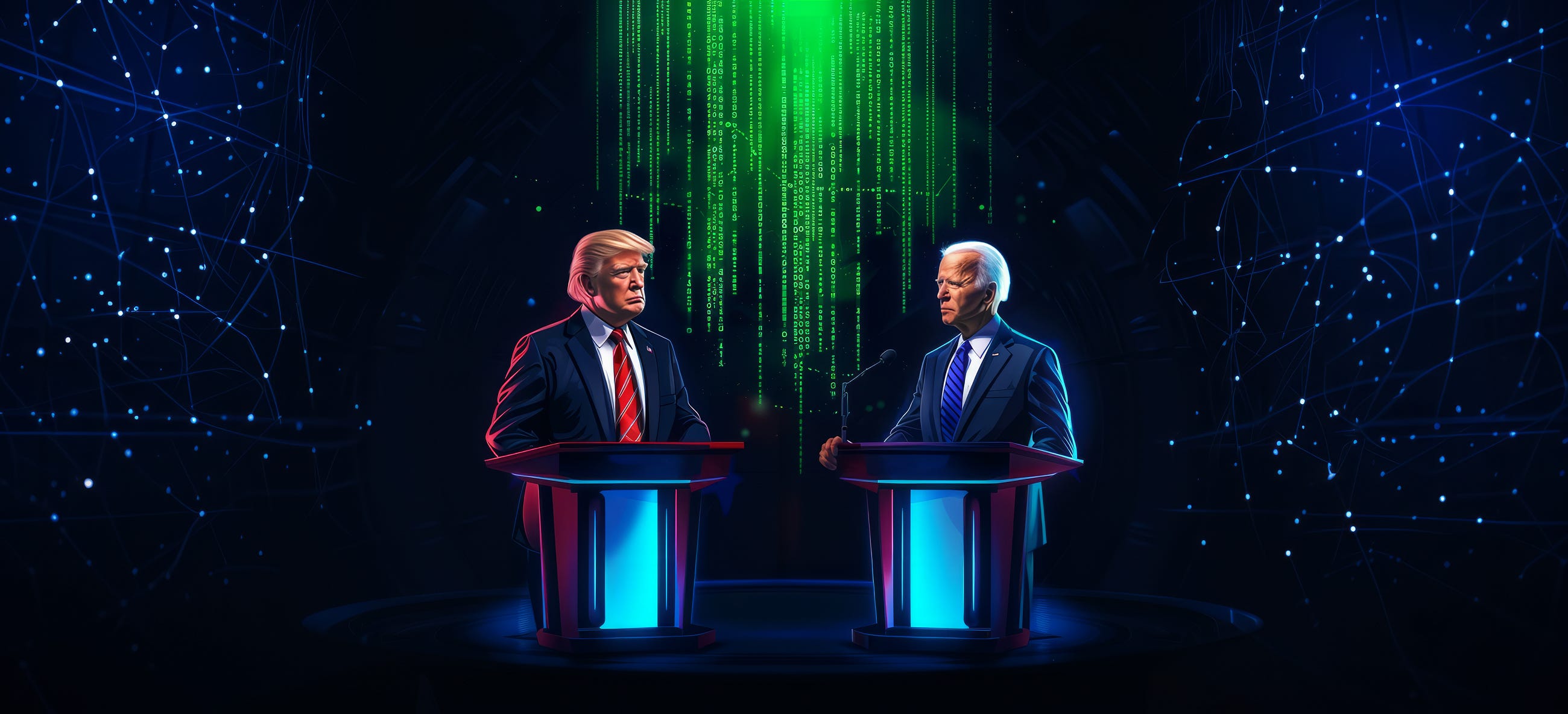 How AI Forecasted a Shift From Biden Post-Debate