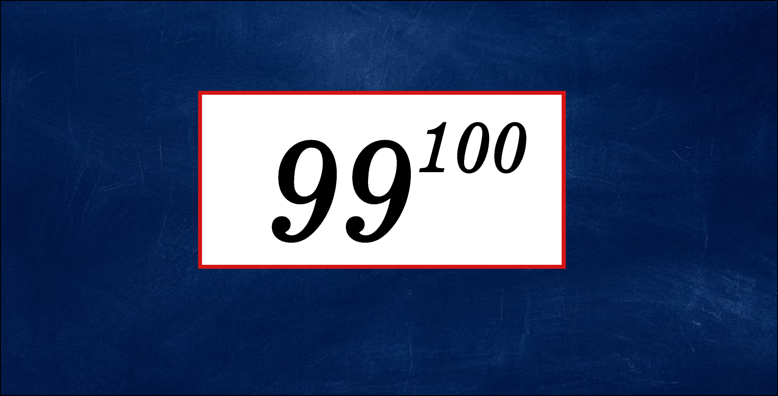 It’s The Year 1926. How would you calculate 99¹⁰⁰?