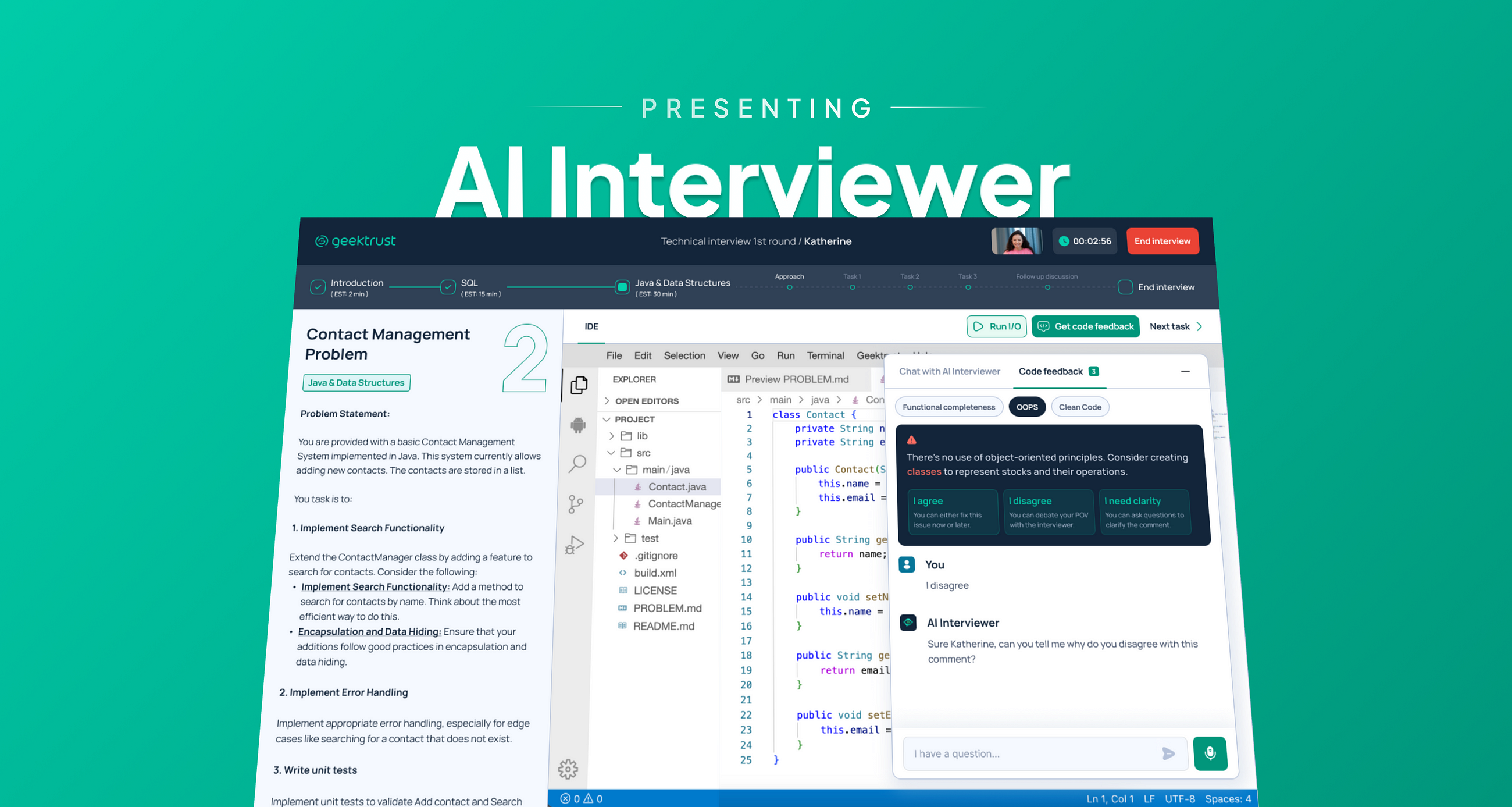 Designing an AI code pairing interviewer from scratch- A product design case study