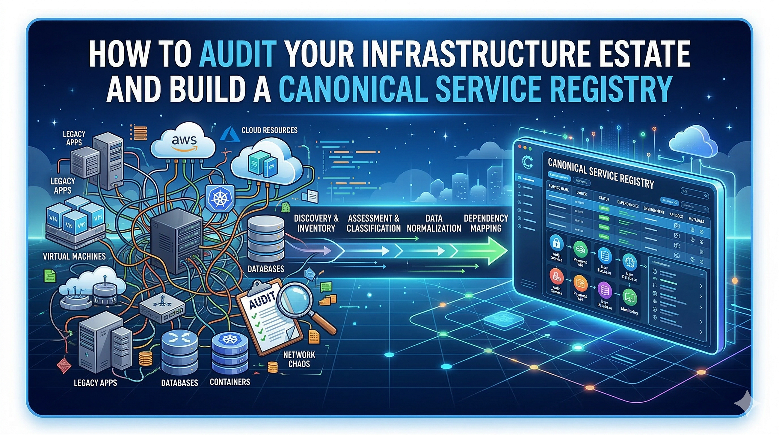 How to Audit Your Infrastructure Estate and Build a Canonical Service Registry