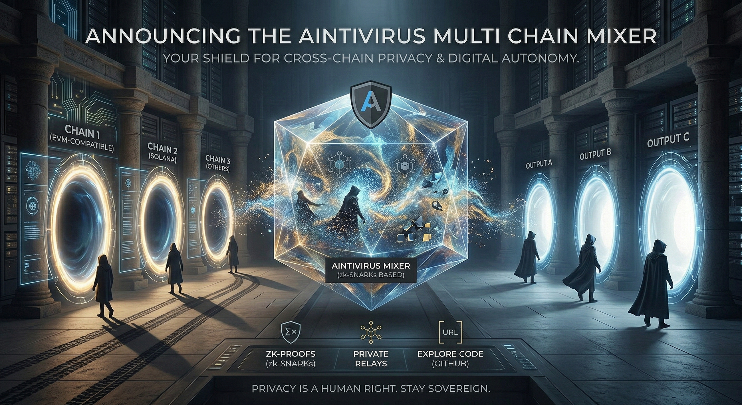 Announcing the Aintivirus Multi Chain Mixer