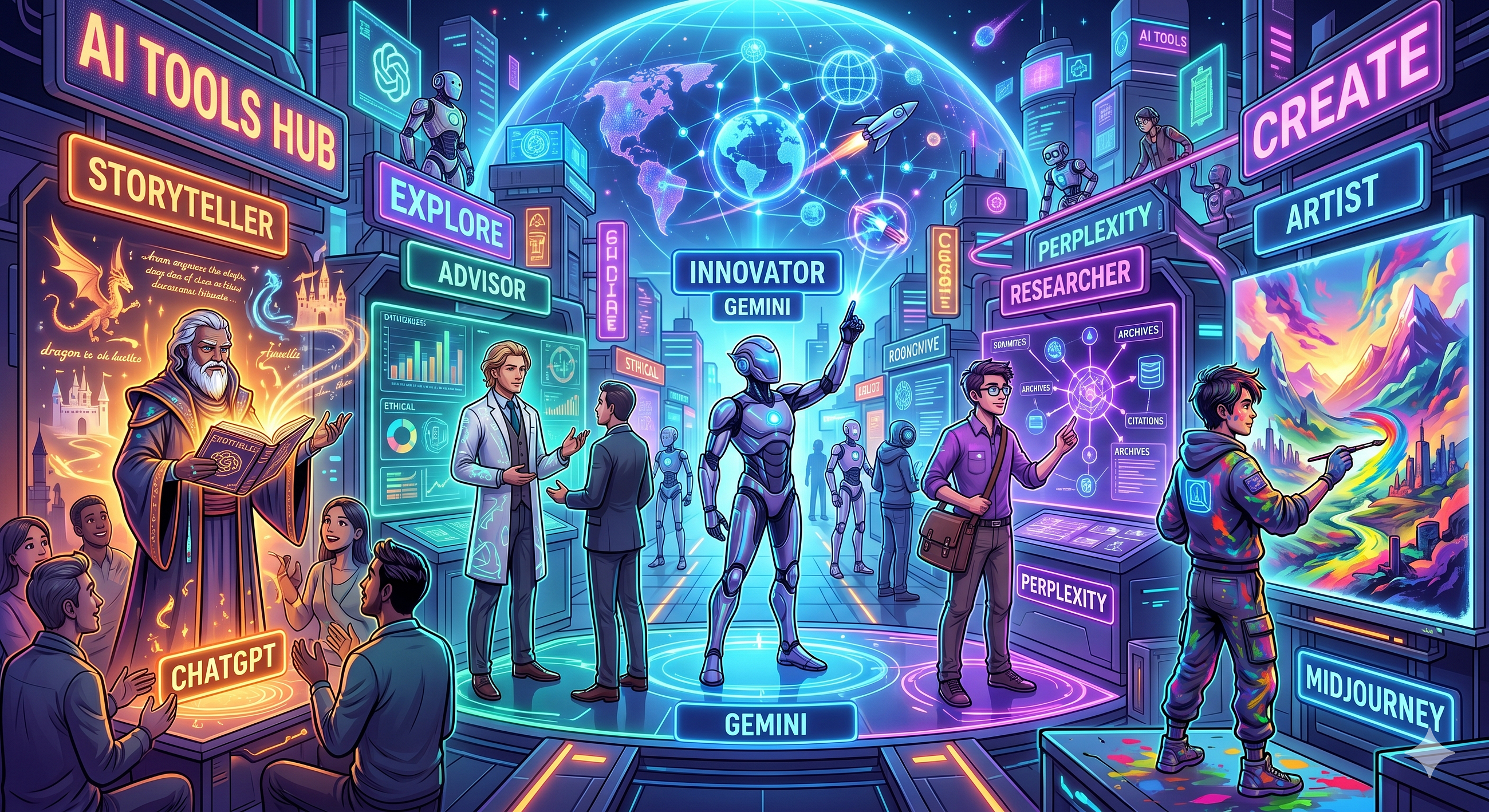 I Tried Talking to 6 AI Tools… and It Felt Like Meeting 6 Different Personalities