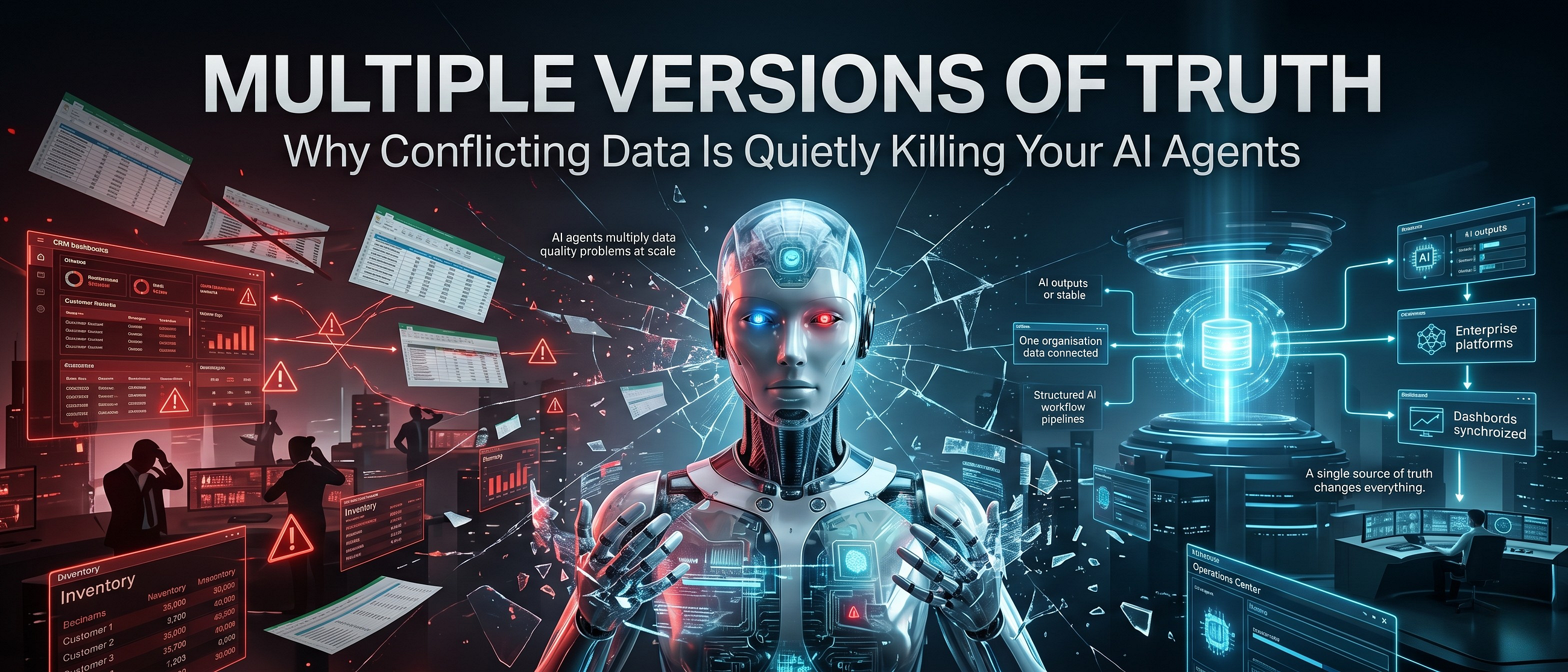 Multiple Versions of Truth: Why Conflicting Data Is Quietly Killing Your AI Agents