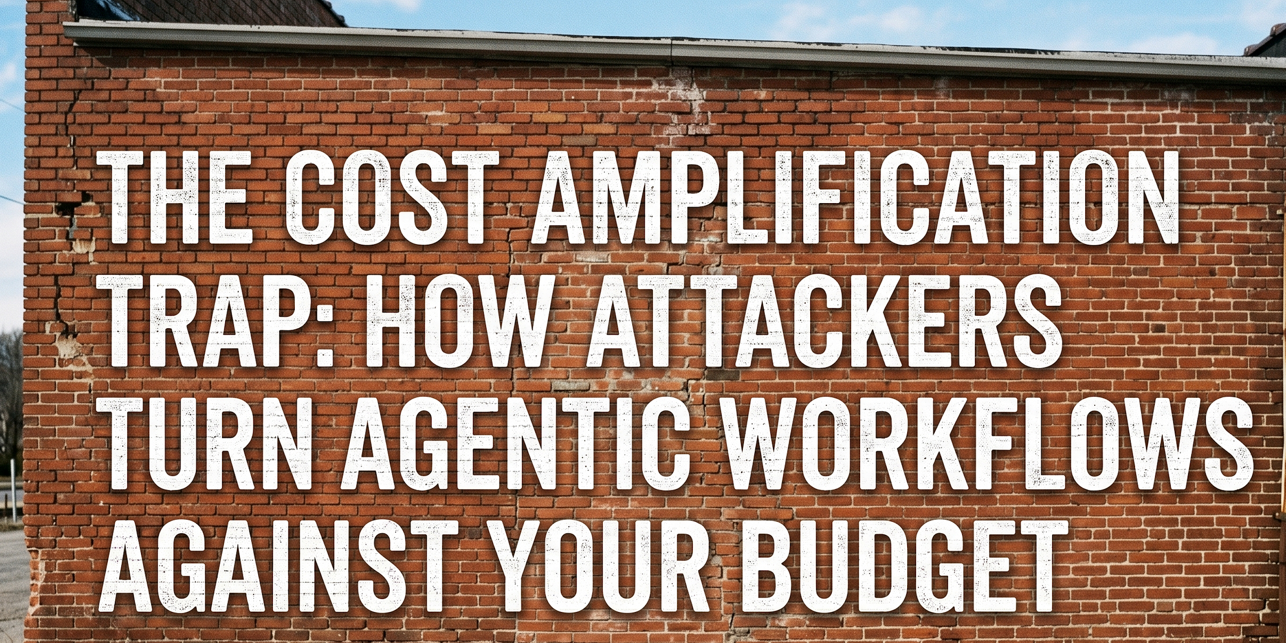 The Cost Amplification Trap: How Attackers Turn Agentic Workflows Against Your Budget