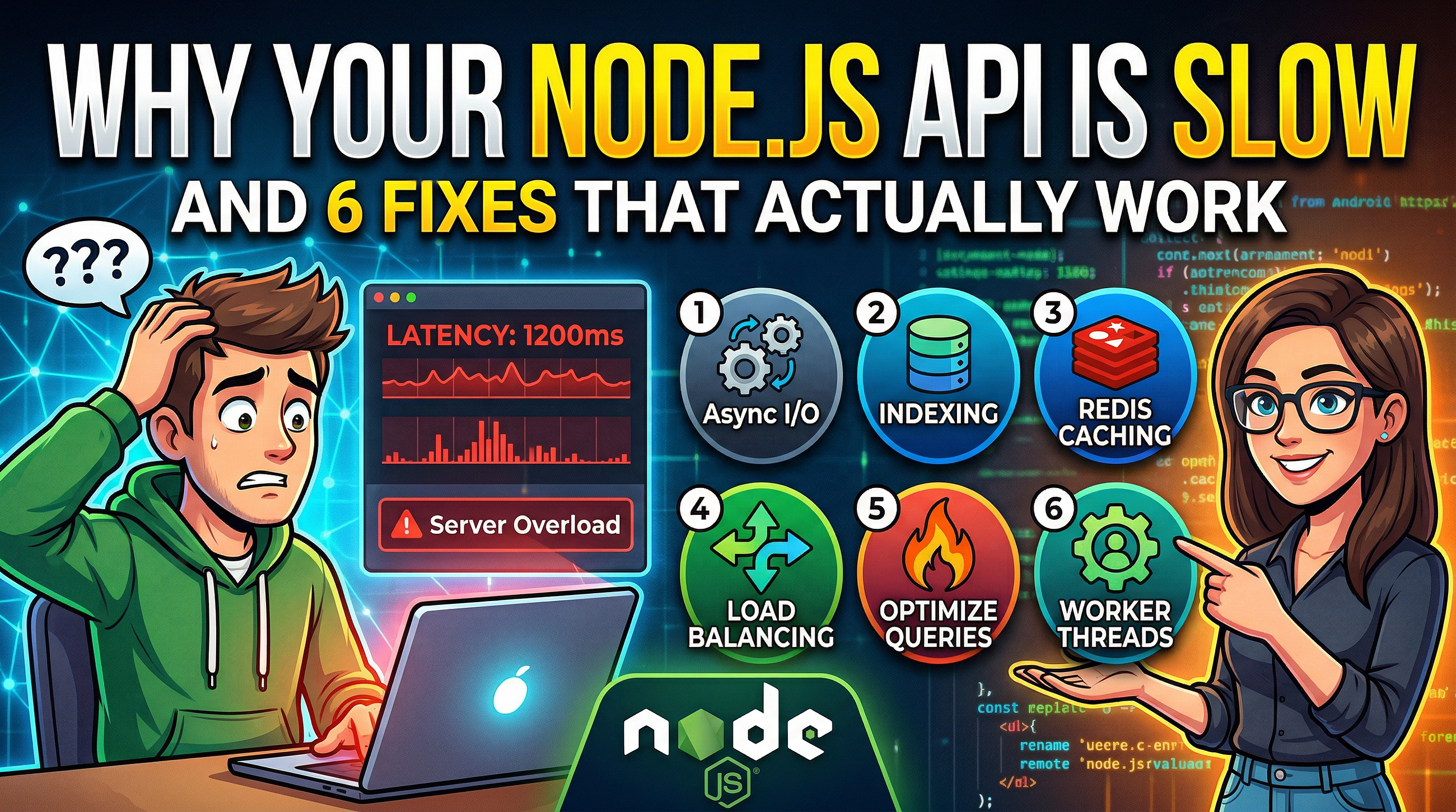 Why Your Node.js API is Slow — And 6 Fixes That Actually Work