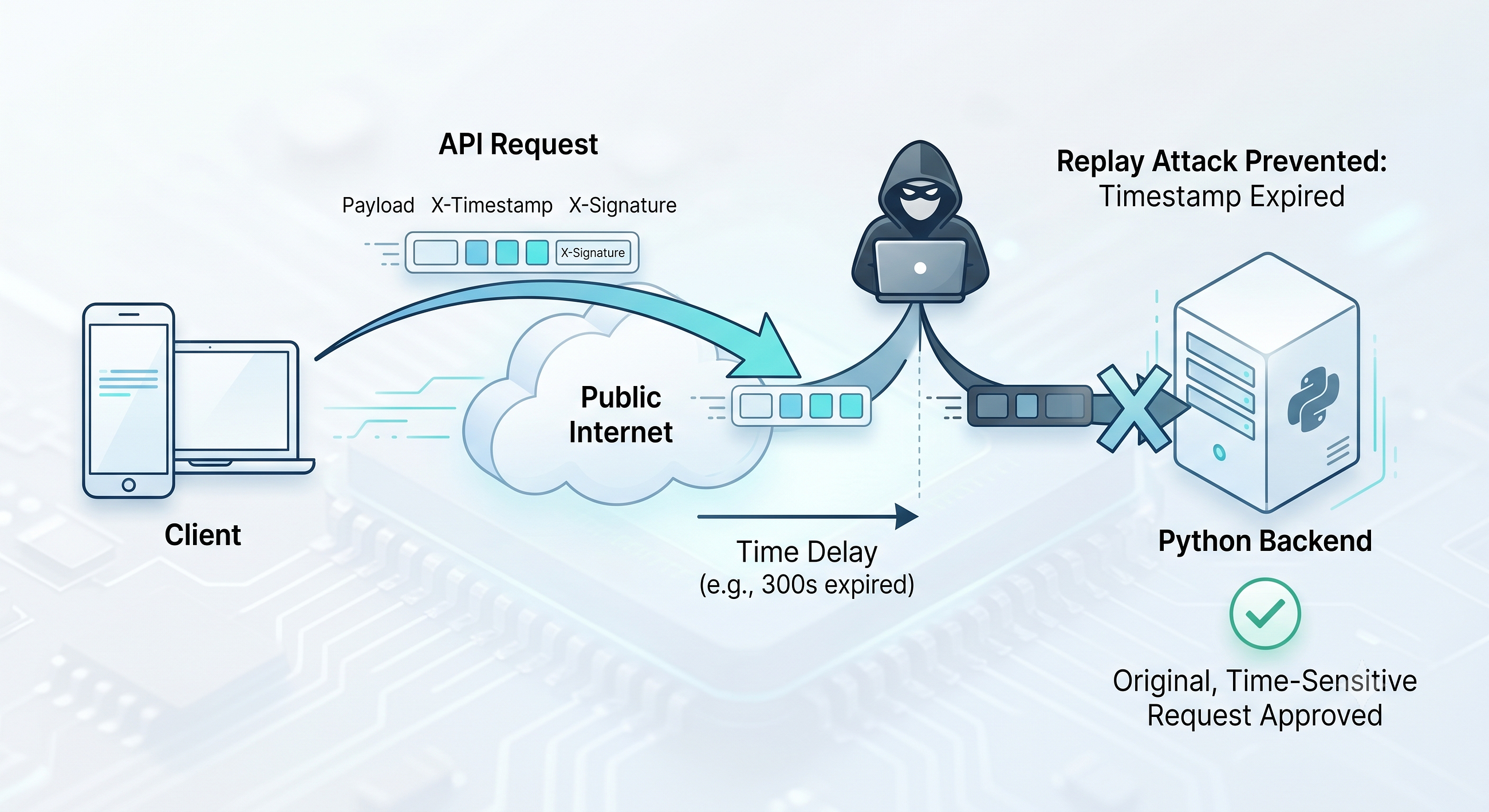 Architectural Security: Engineering Replay-Resistant Python APIs via Cryptographic HMAC