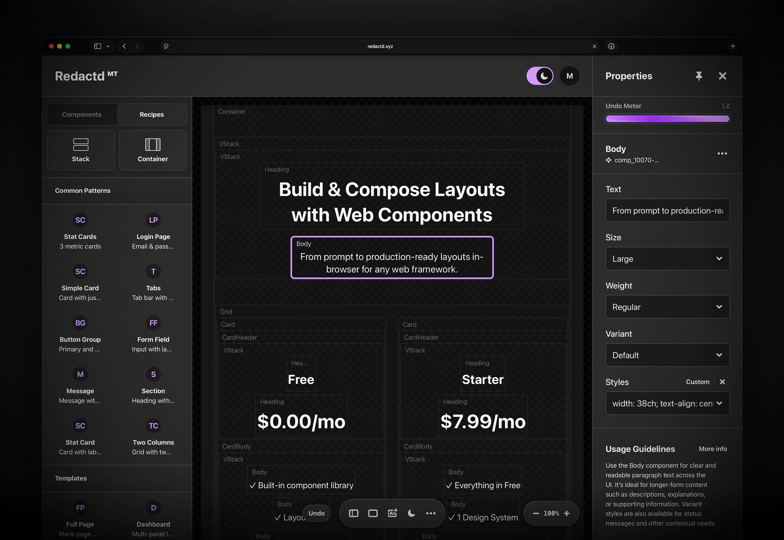 How I Built Redactd by Combining AI and Design System Thinking