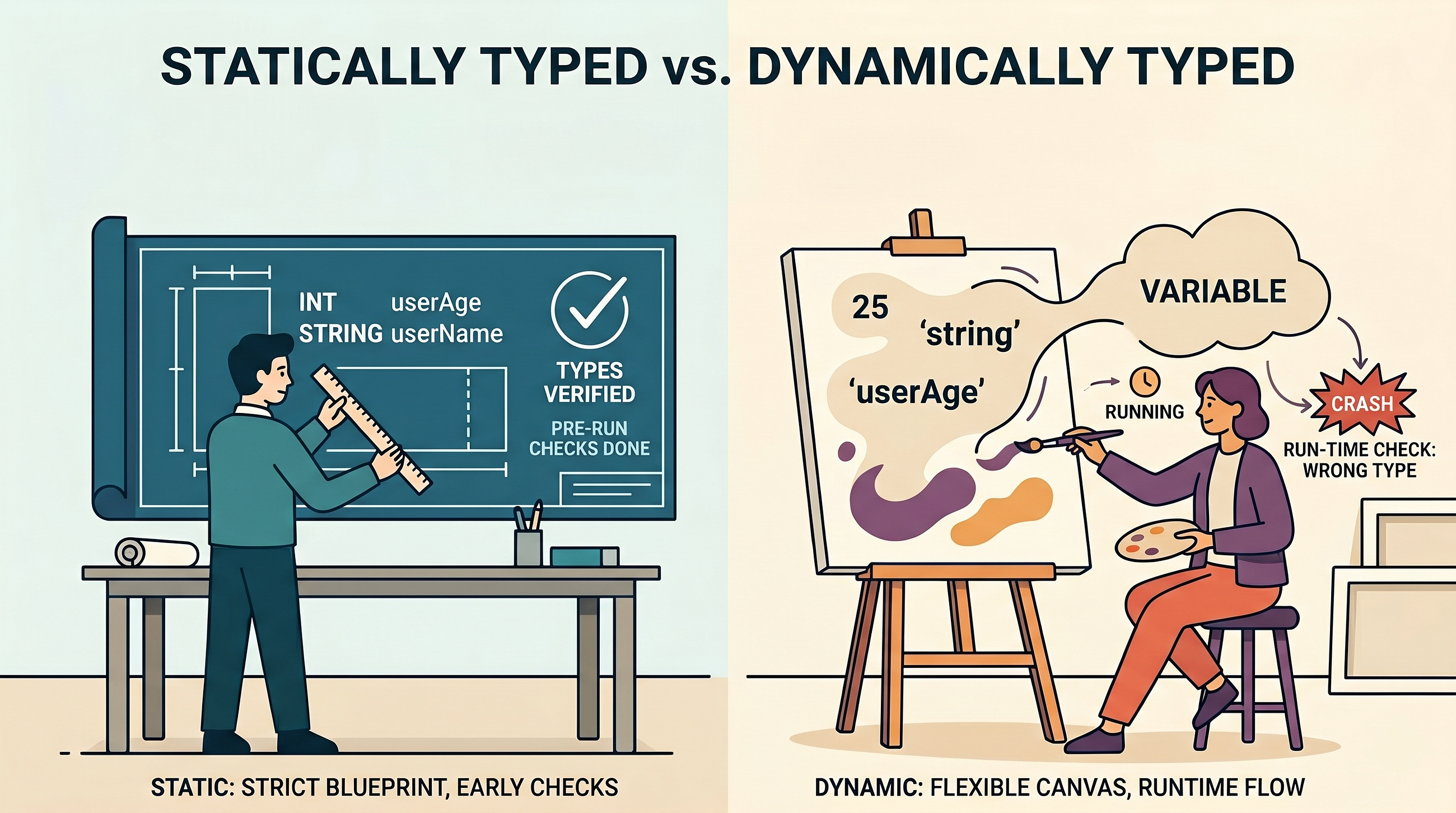 Statically Typed vs. Dynamically Typed: What is the Difference?