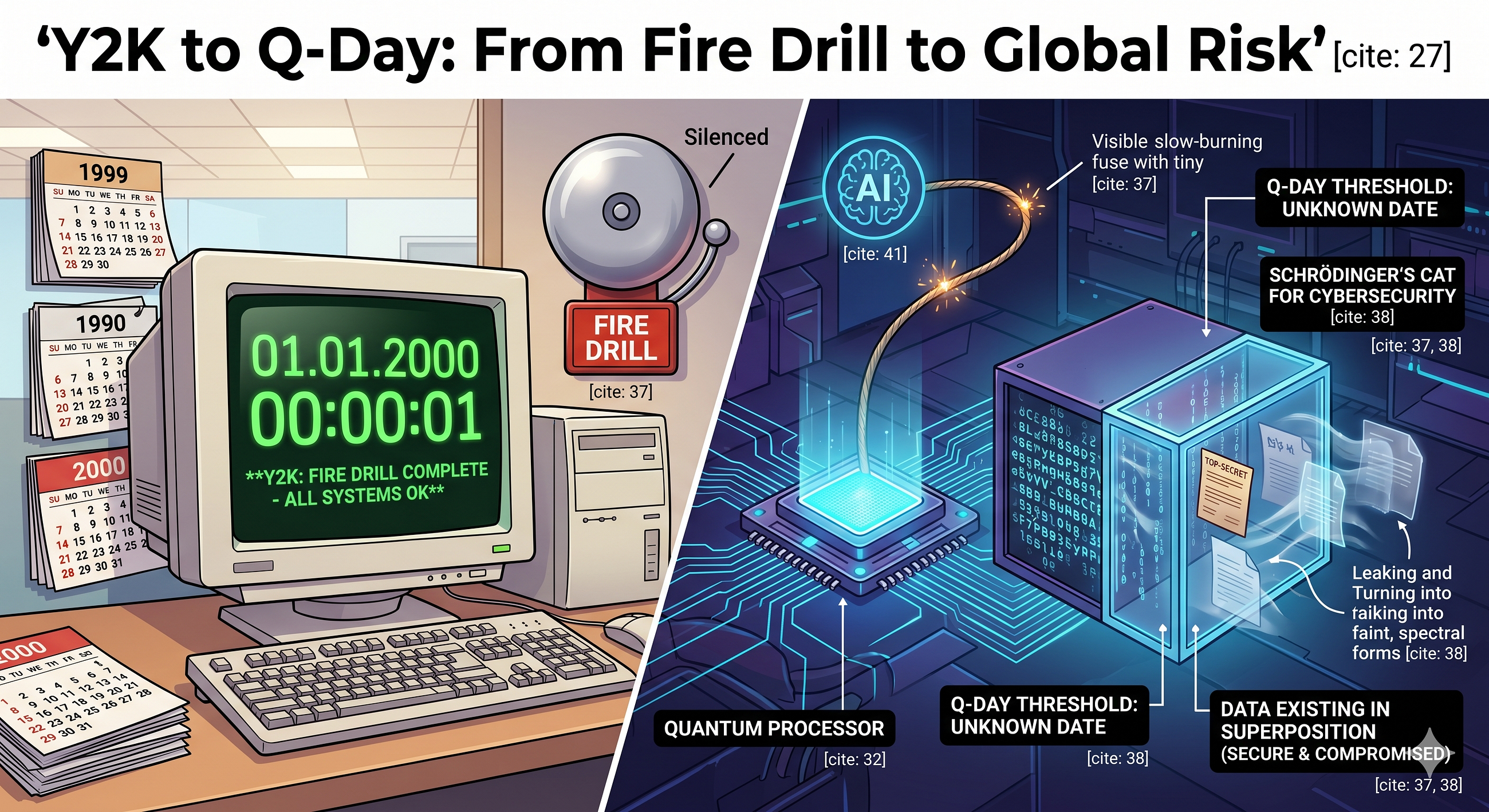 Was Y2K the fire drill (although real) for the Q-Day global risk