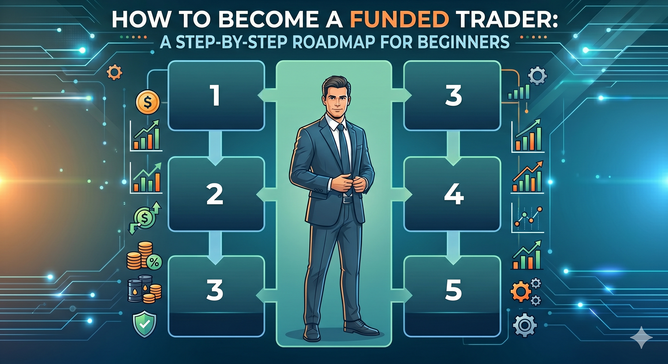 How to Become a Funded Trader: A Step-by-Step Roadmap for Beginners